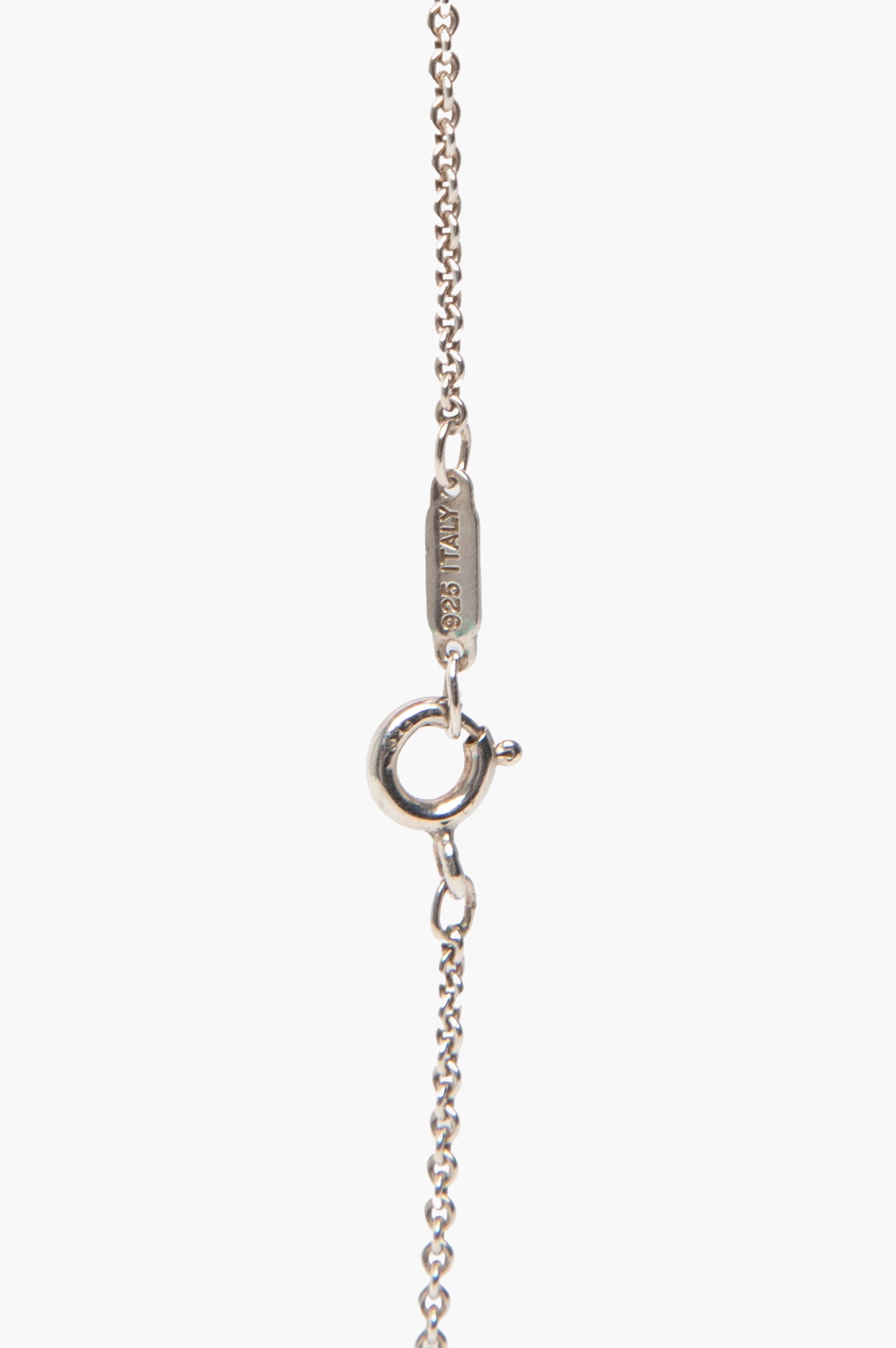 Tiffany & Co. Sterling Silver 1837 Triple Tag Pendant Necklace