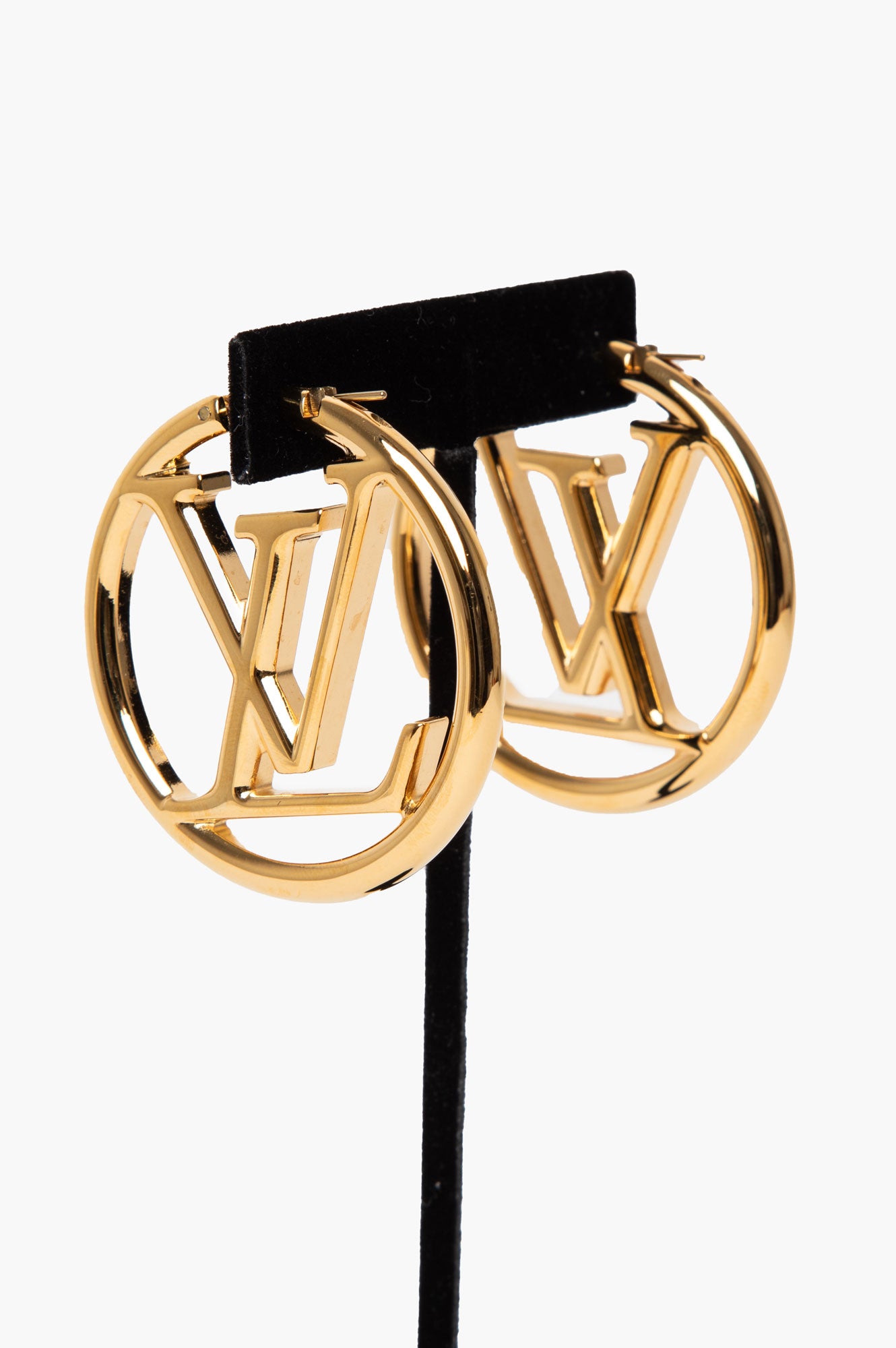 Louis Vuitton GM Louise Hoop Earrings