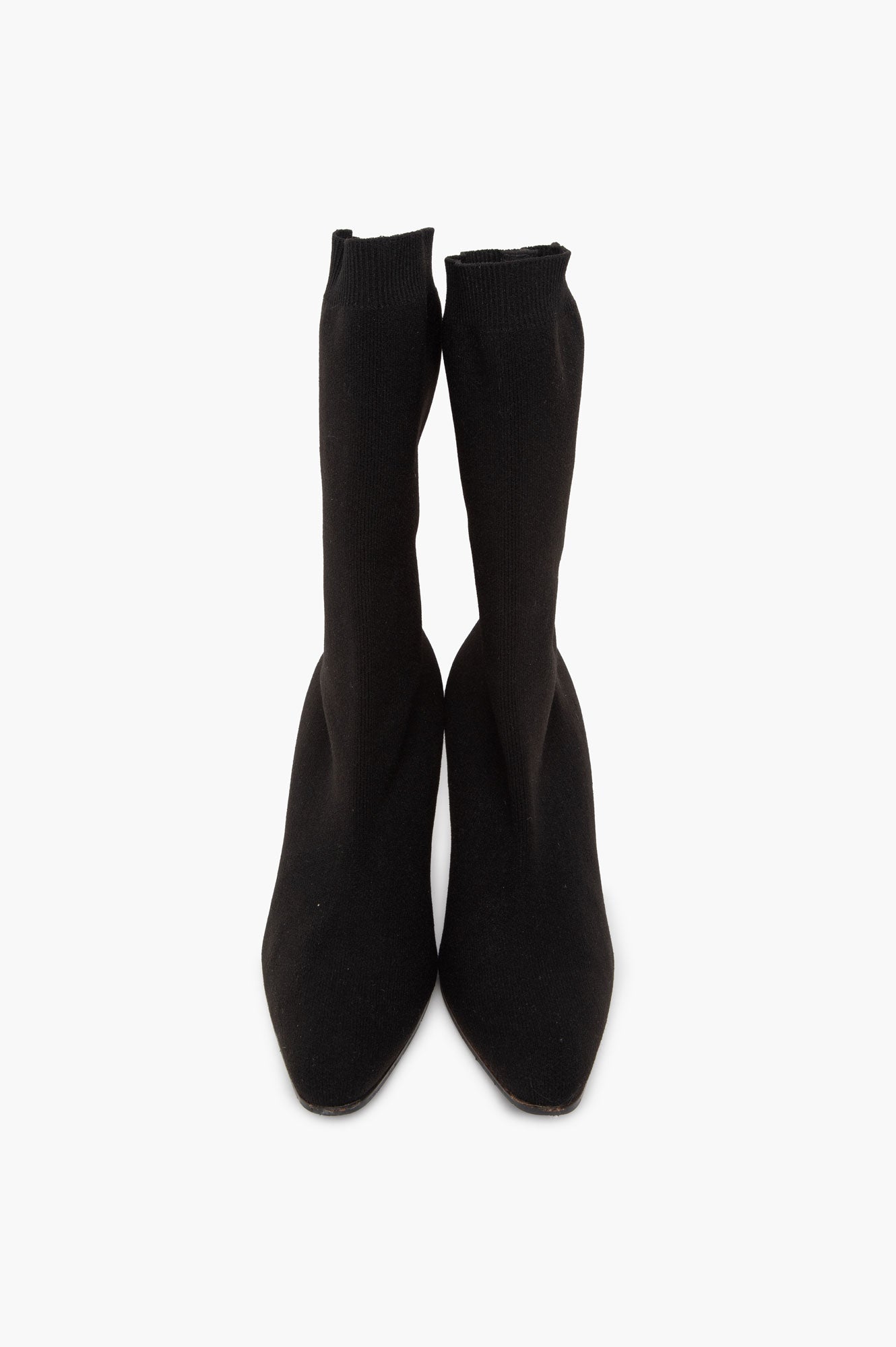 Balenciaga Black Knit Knife Sock Boots Size 37