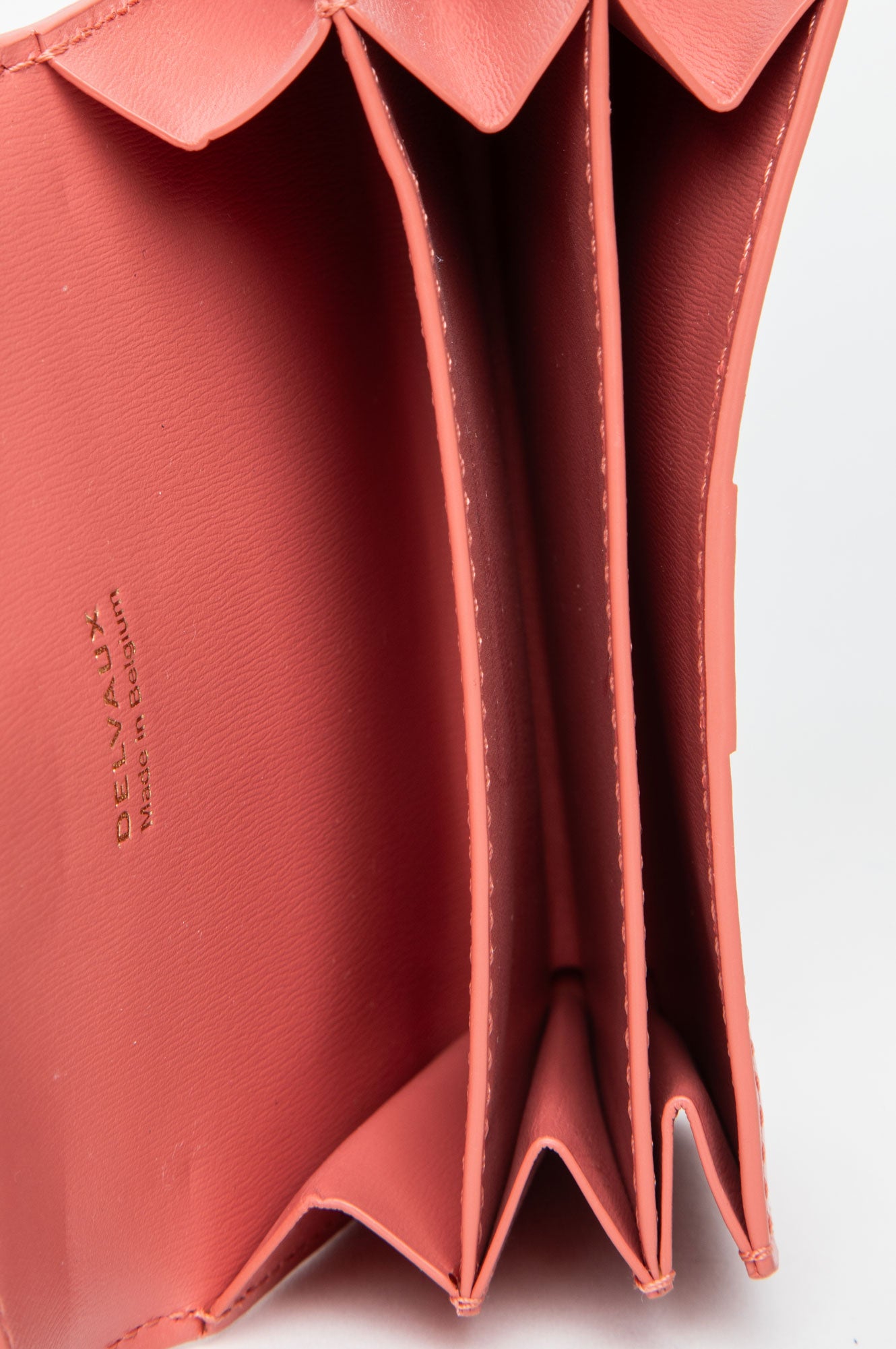 Delvaux Pink Brillant Card Holder