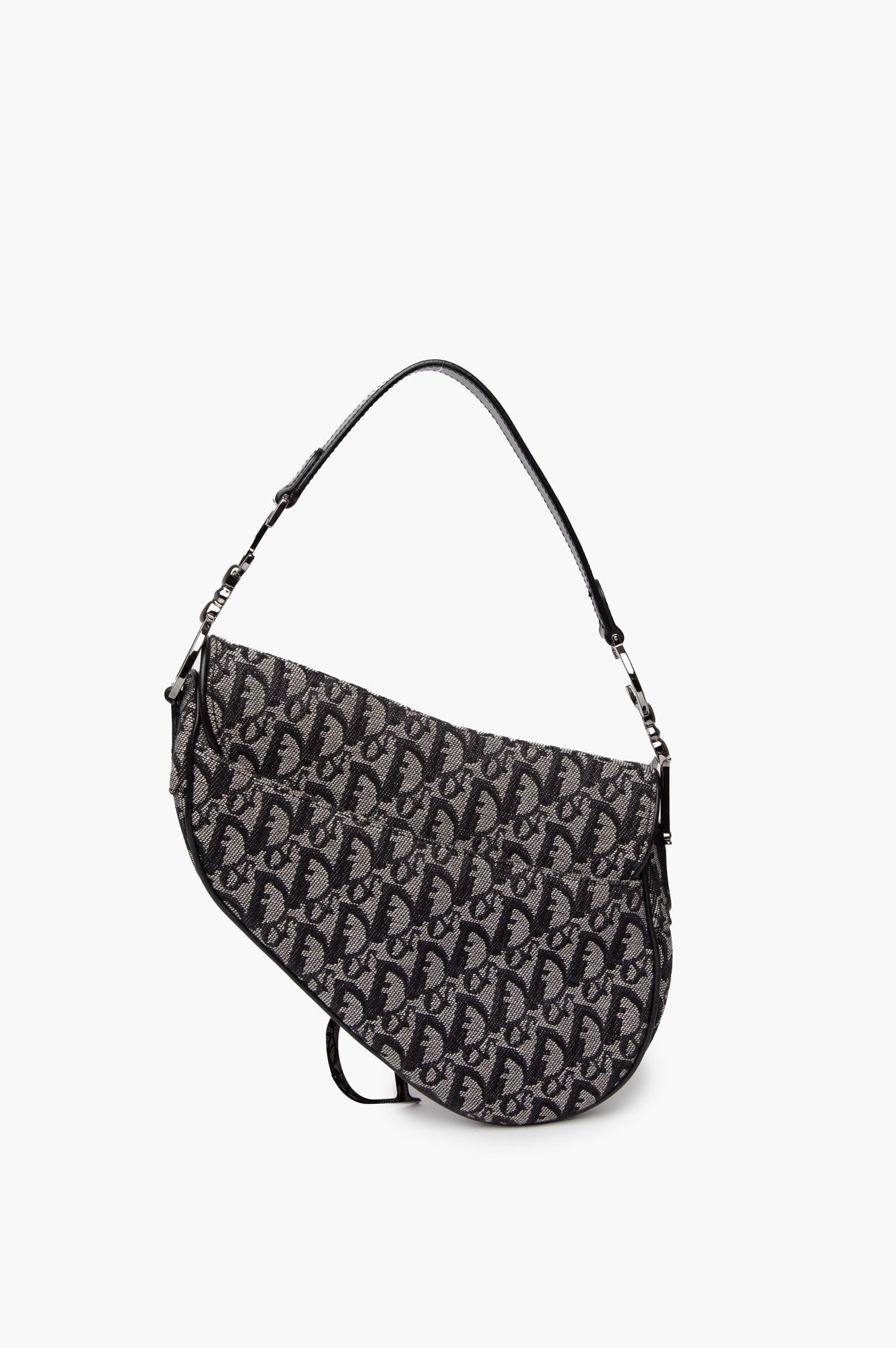 Christian Dior Blue Diorissimo Saddle Bag