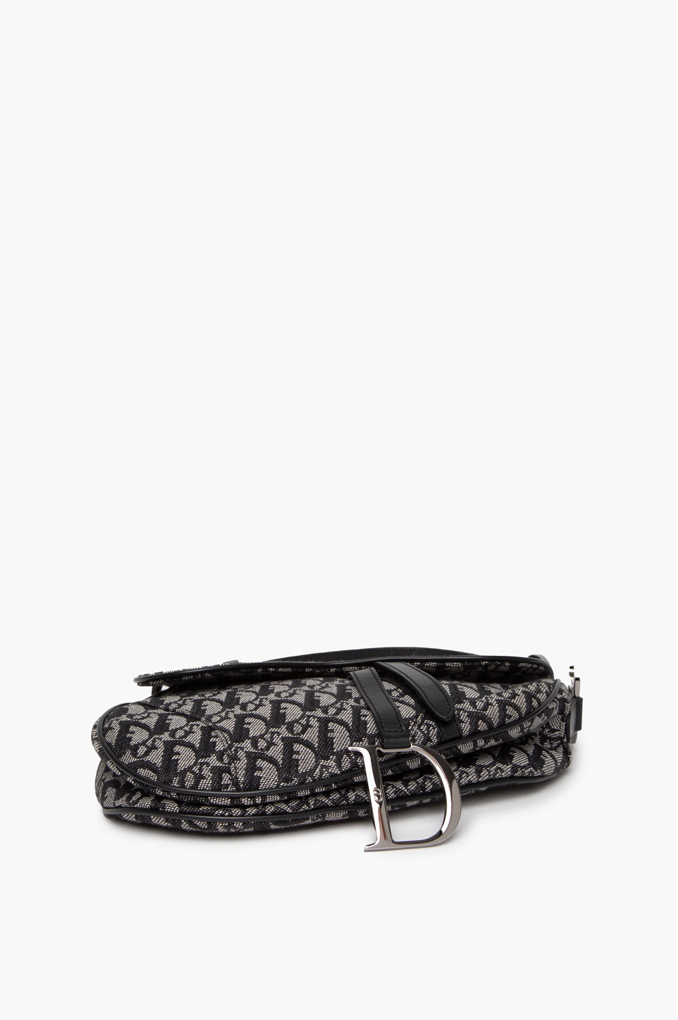 Christian Dior Blue Diorissimo Saddle Bag