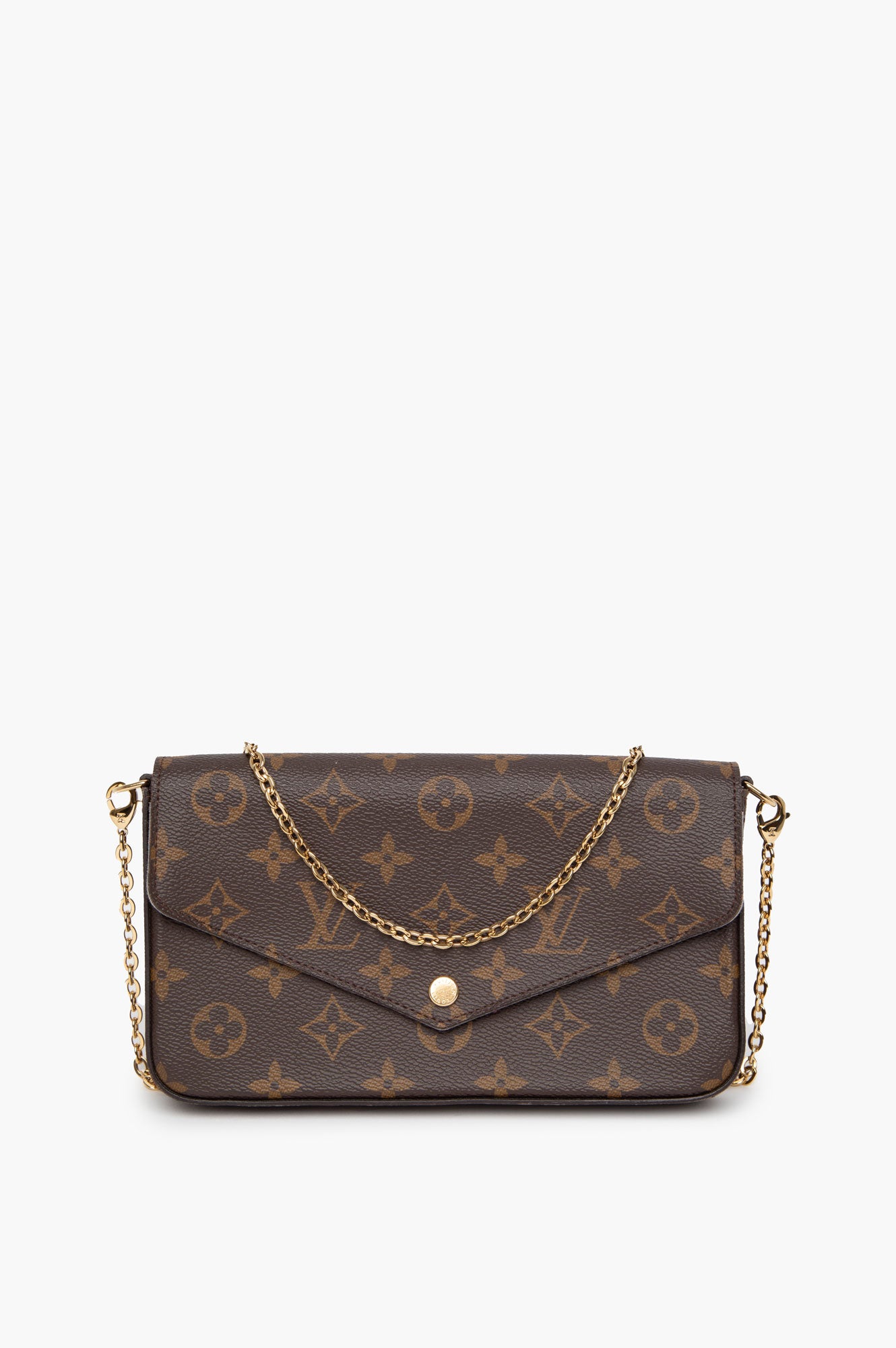 Louis Vuitton Brown Monogram Felicie Pochette Bag
