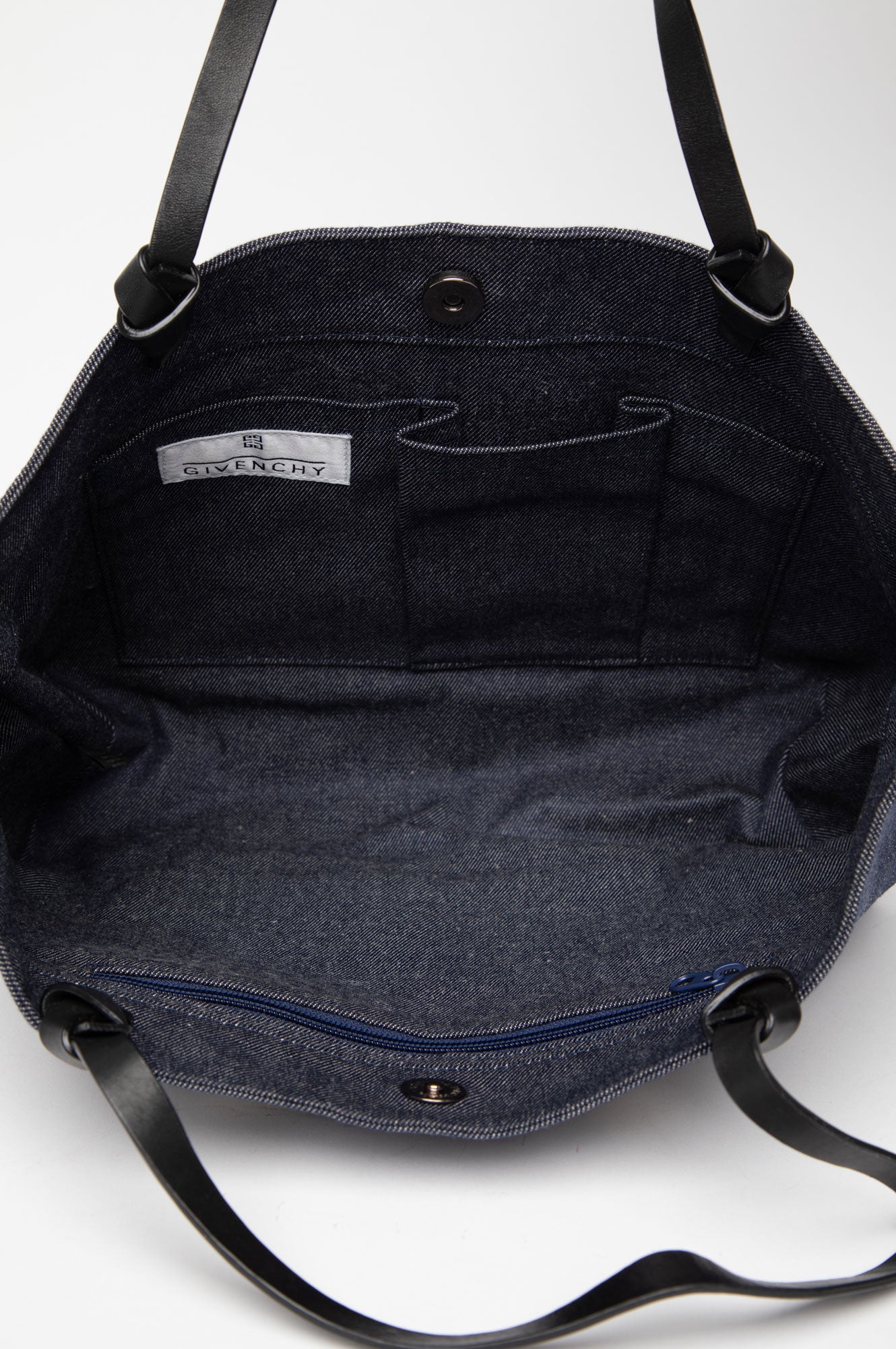 Givenchy Blue Denim Tote Bag