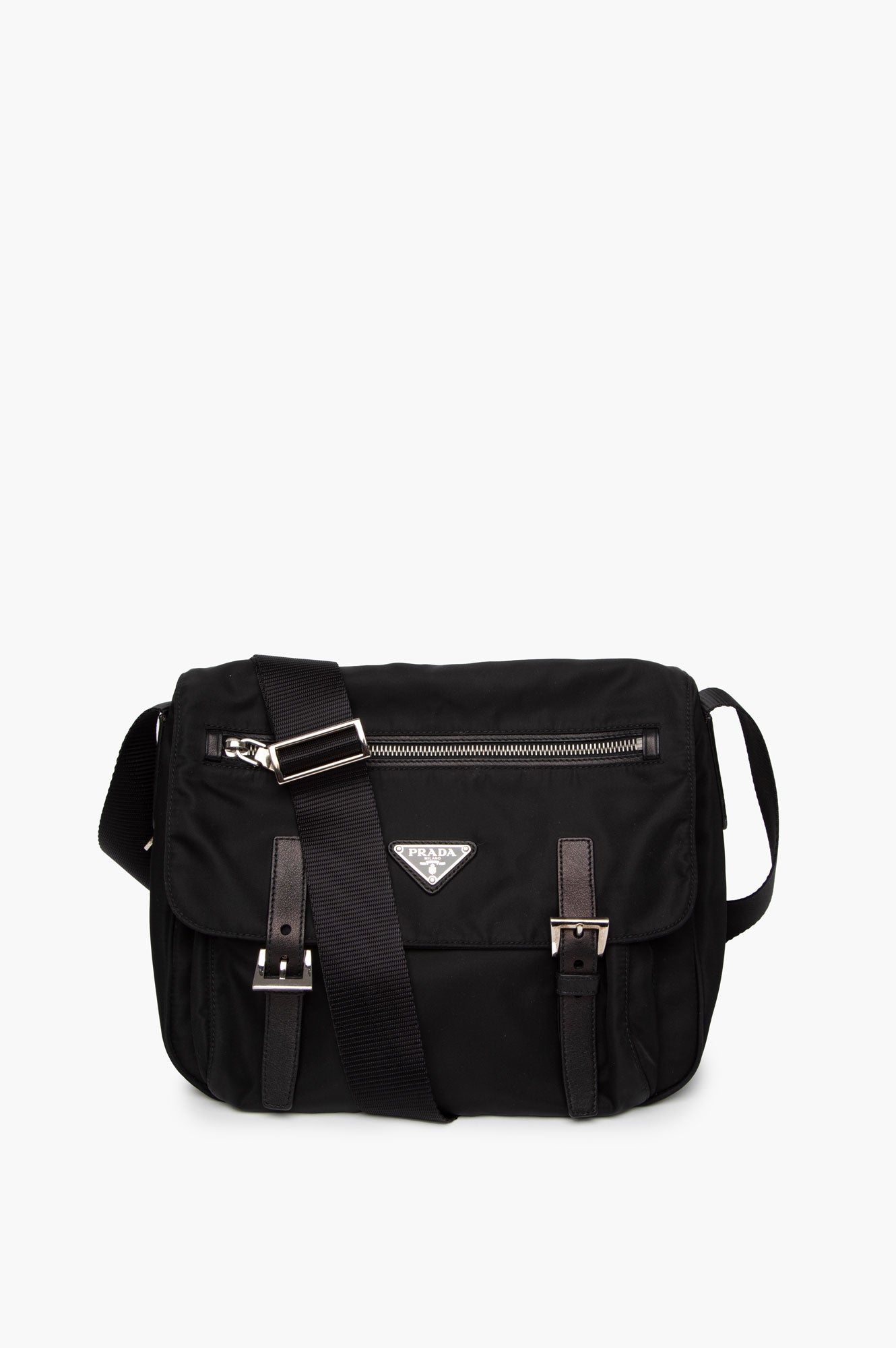 Prada Tessuto Nylon Messenger Bag
