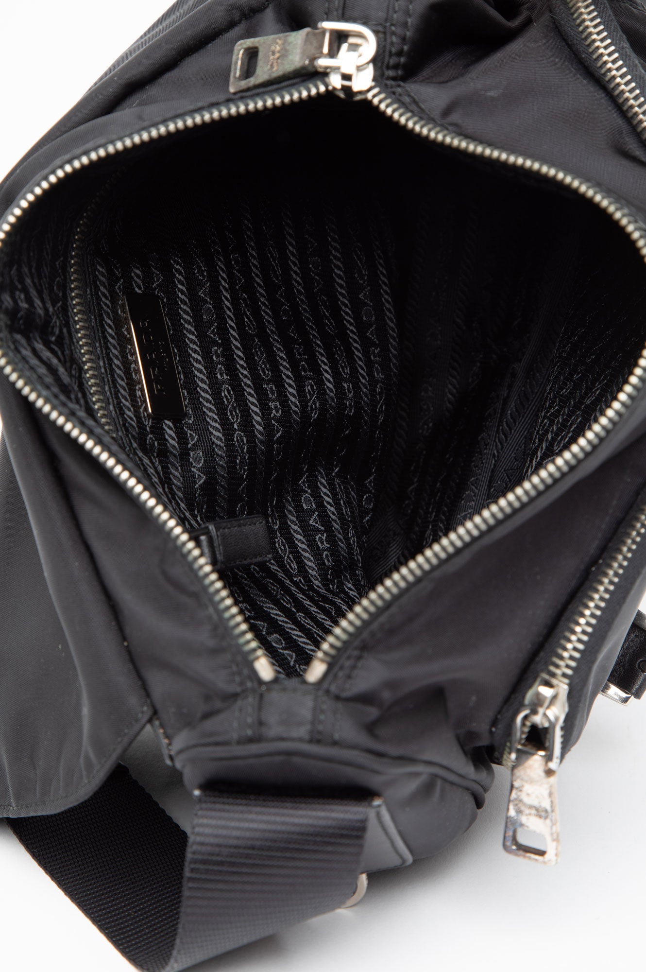 Prada Tessuto Nylon Messenger Bag