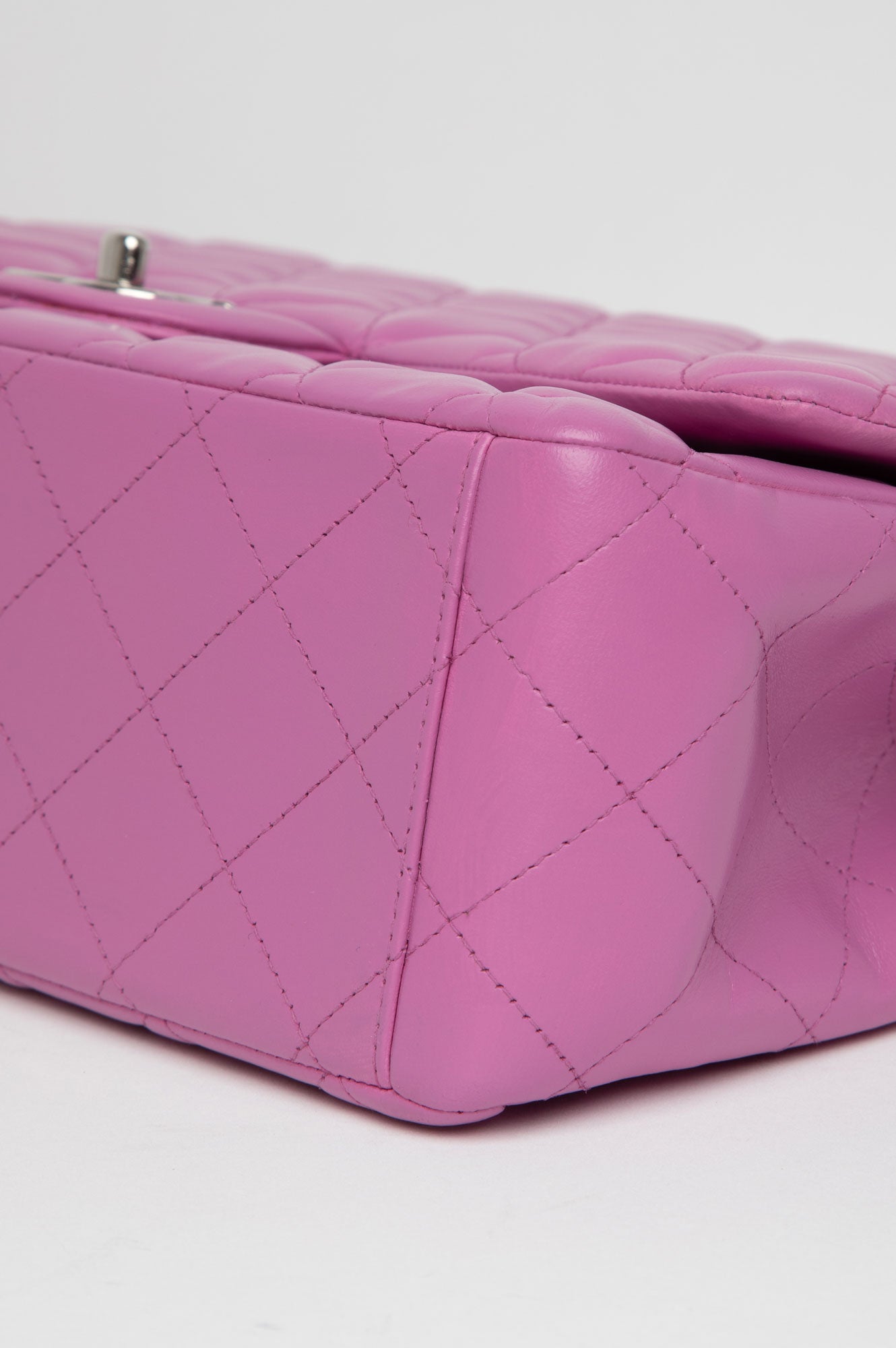 Chanel 2011 Lilac Maxi Lambskin Double Flap Bag