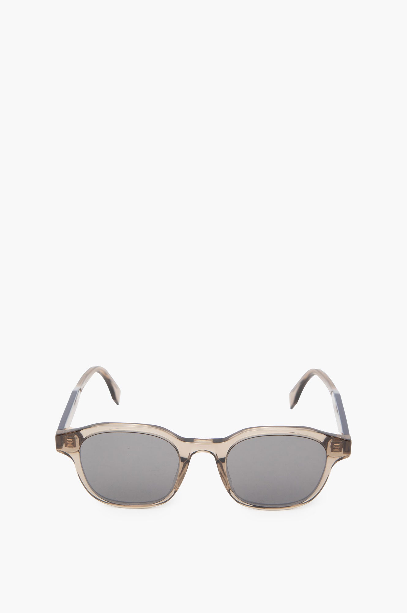 Fendi Brown Square Mirror Sunglasses Mens