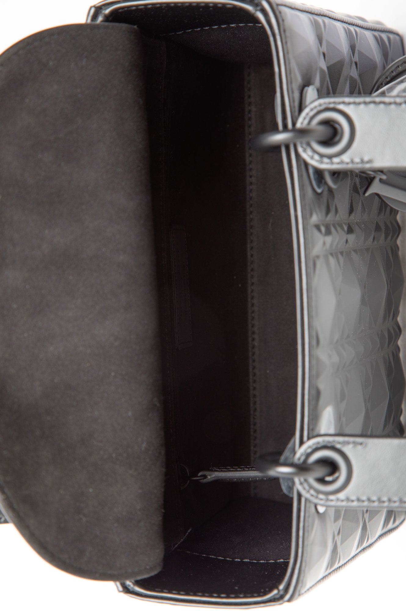 Christian Dior My ABCDior Black Cannage Calfskin With Diamond Motif Size Small