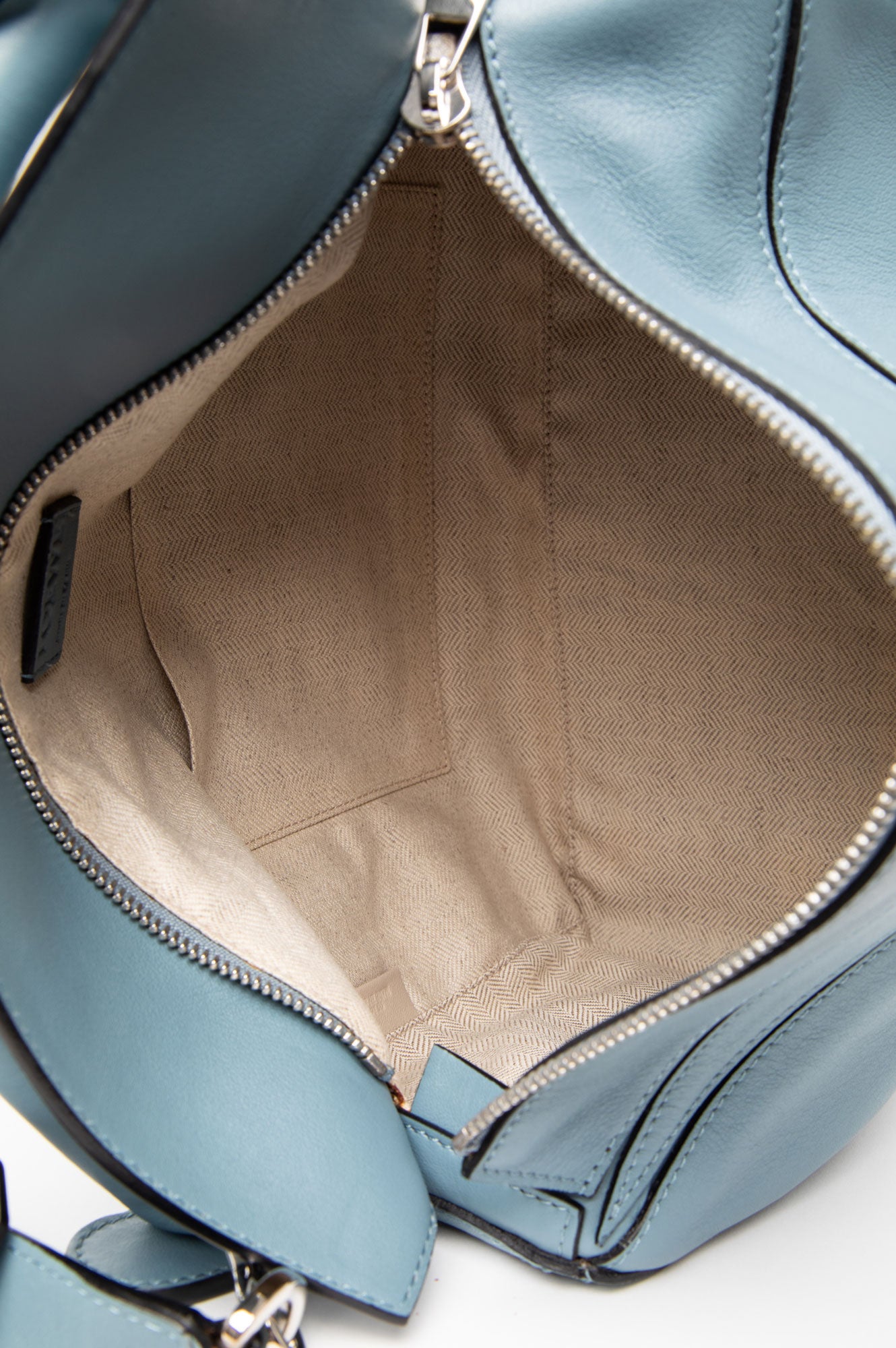 Loewe Dusty Blue Calfskin Medium Puzzle Bag
