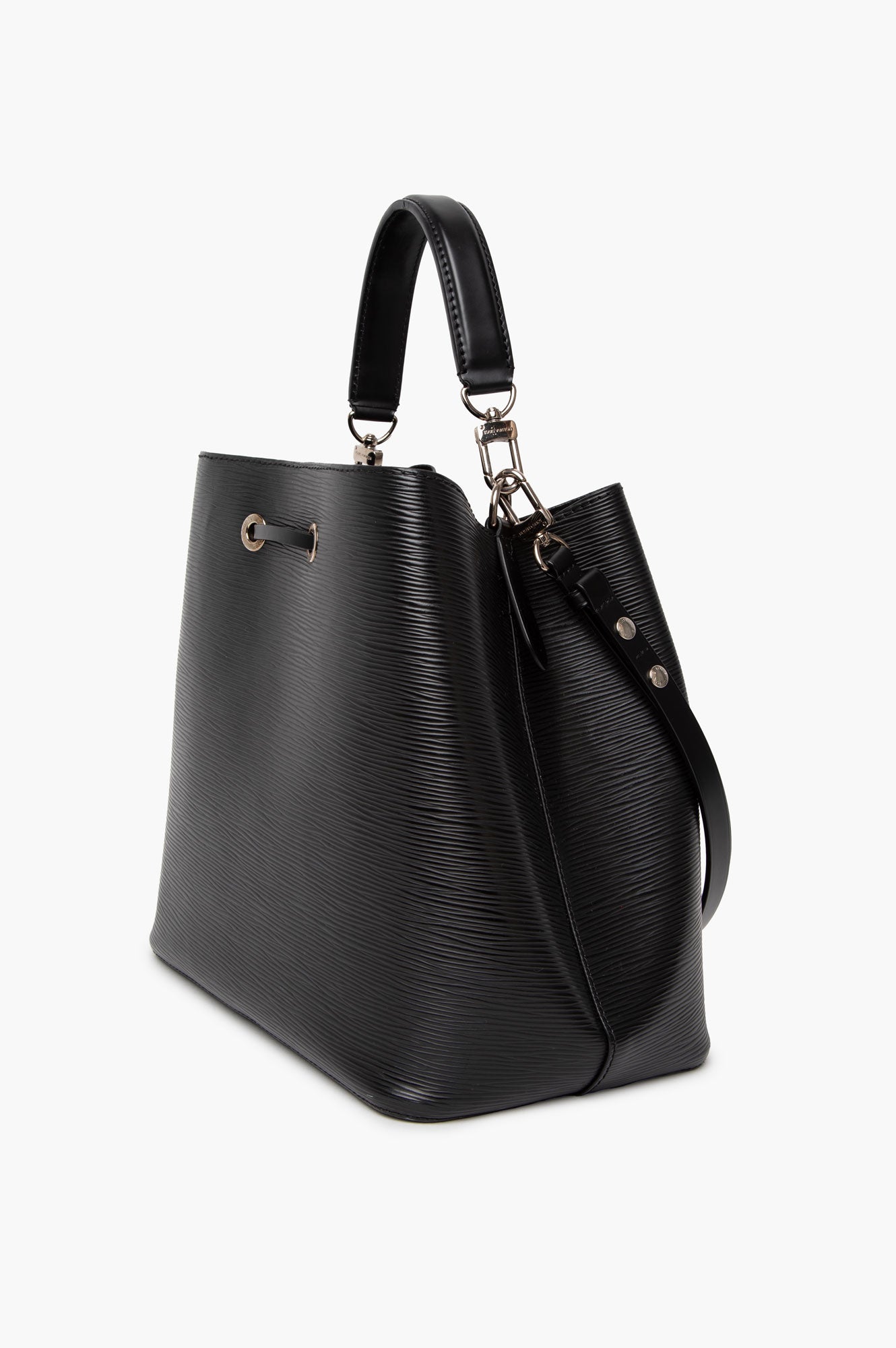 Louis Vuitton Black Epi Leather NeoNoe MM Bucket Bag