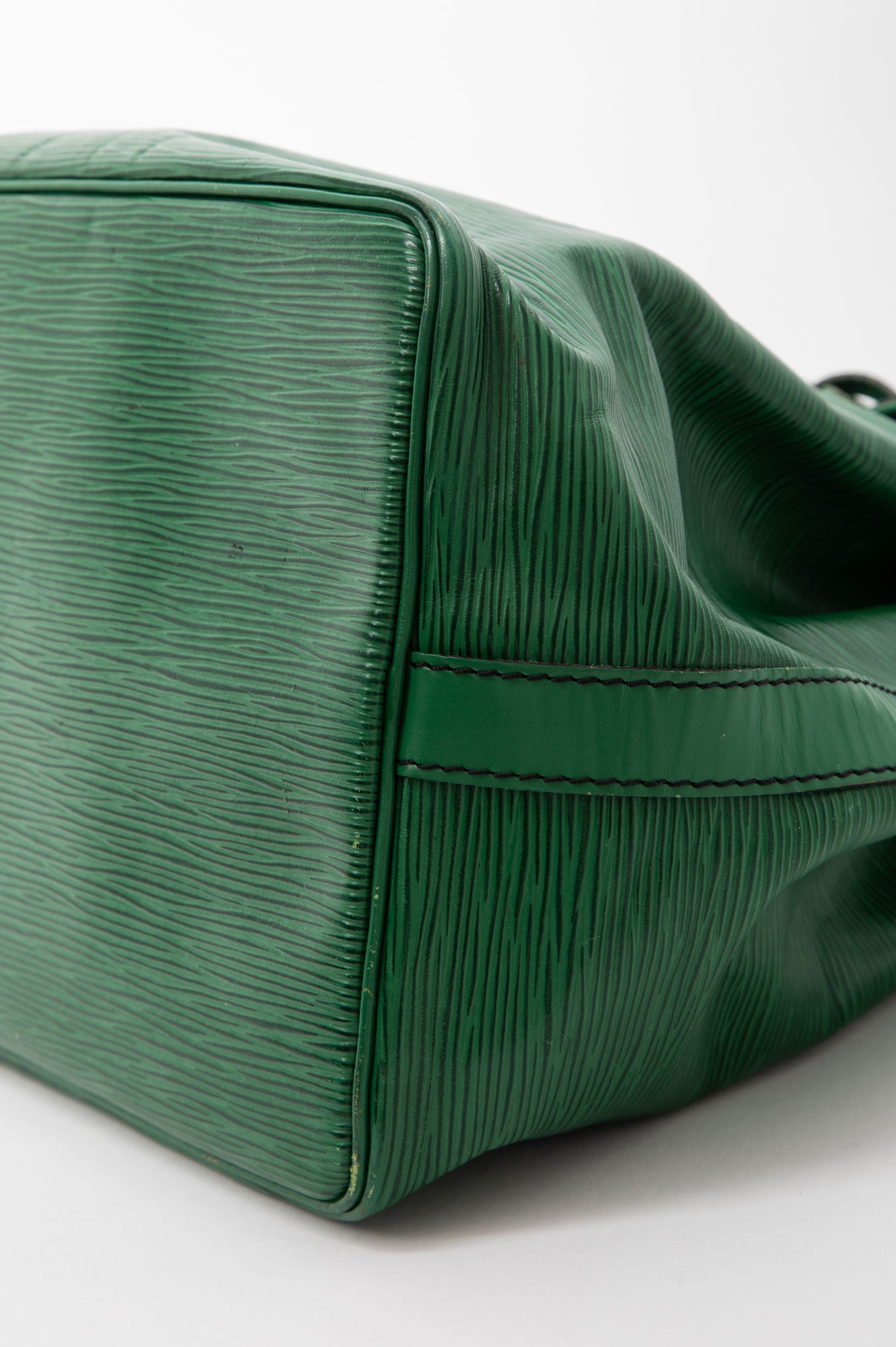 Louis Vuitton Vintage Borneo Green Epi Leather Petit Noe Bucket Bag
