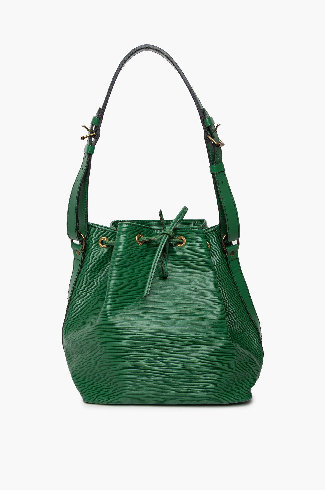 Louis Vuitton Vintage Borneo Green Epi Leather Petit Noe Bucket Bag