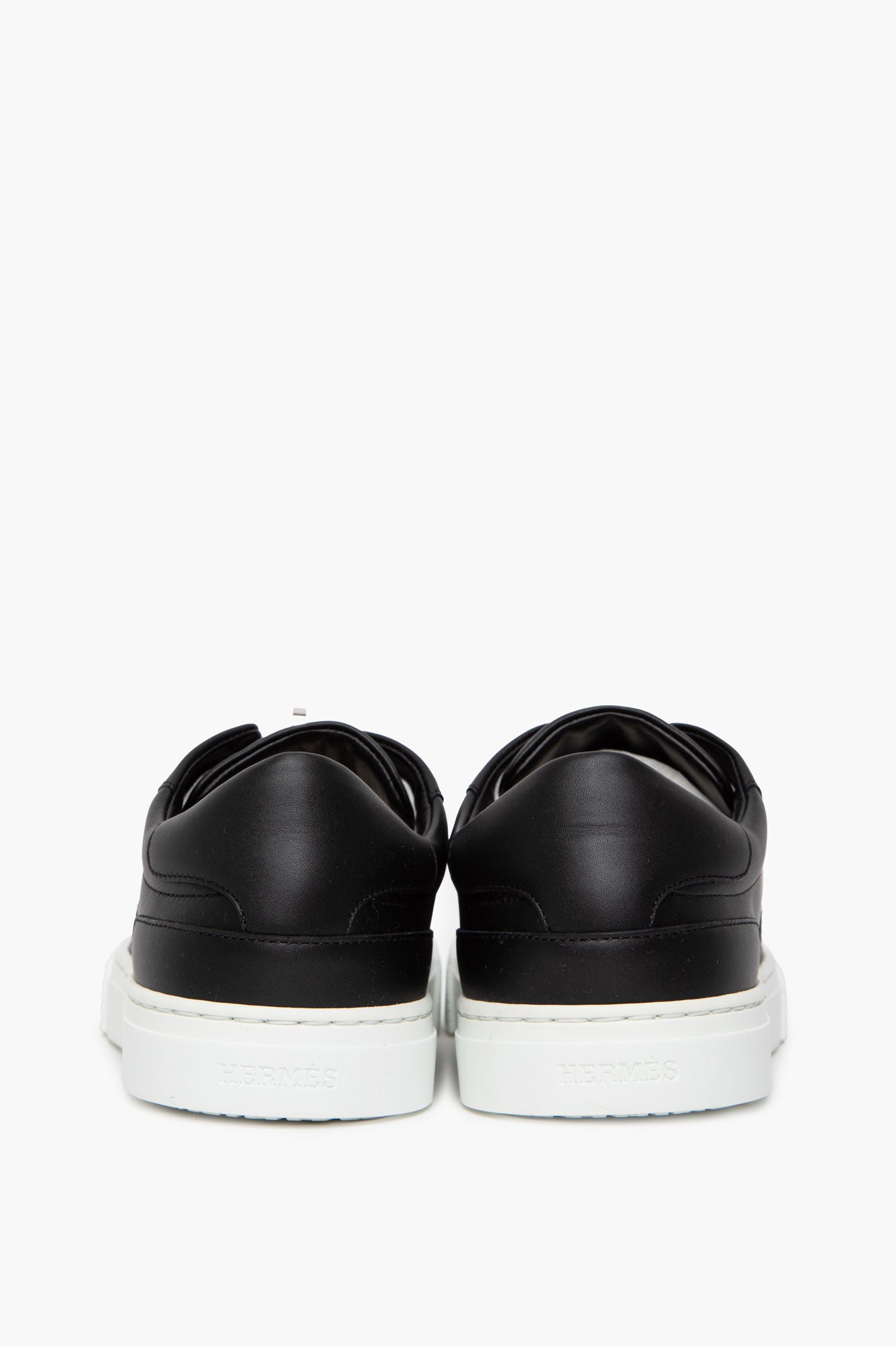 Hermès Black Calfskin Kelly Buckle Day Sneaker Size 37
