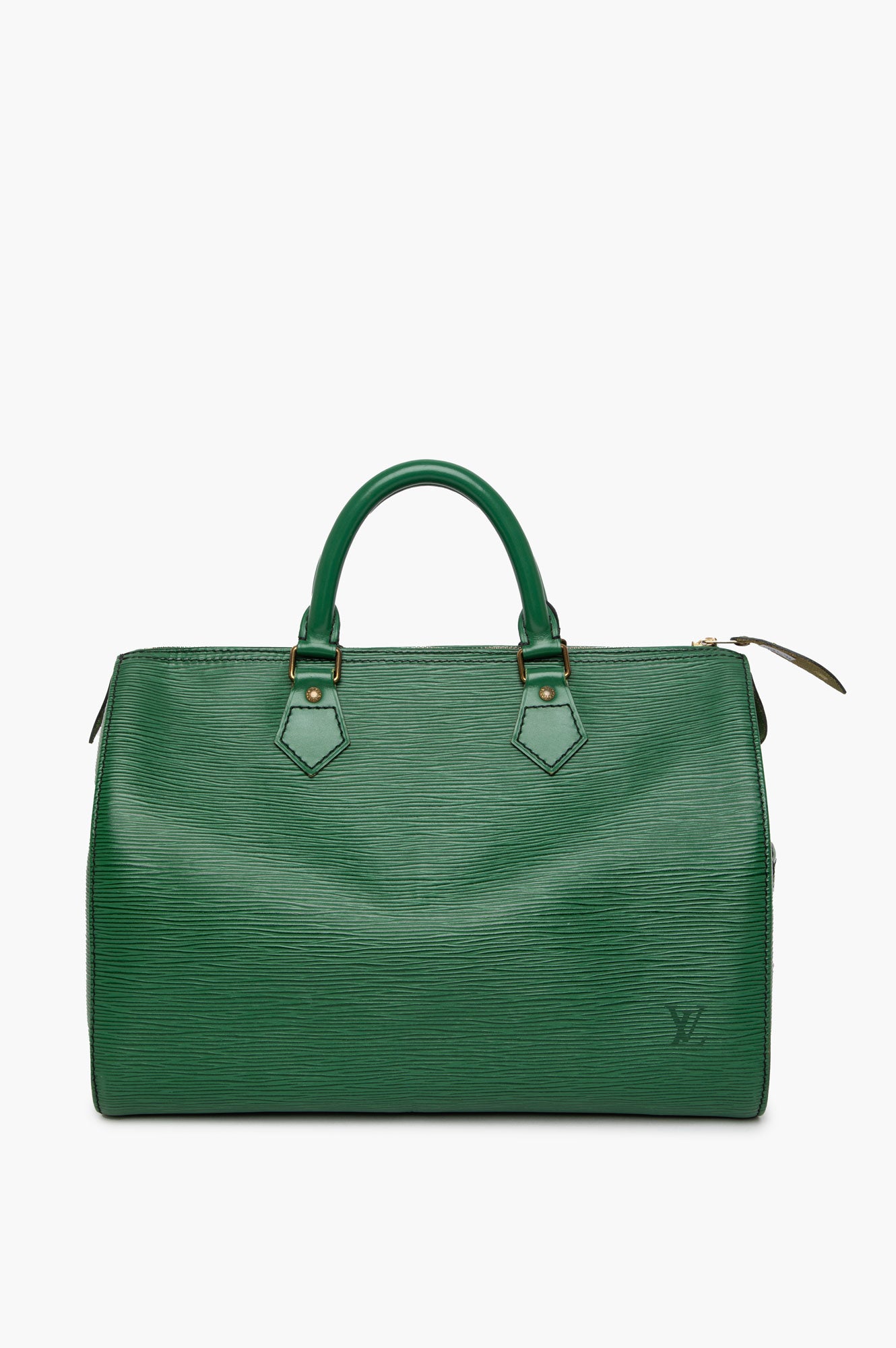 Louis Vuitton Vintage Borneo Green Epi Leather Speedy 30