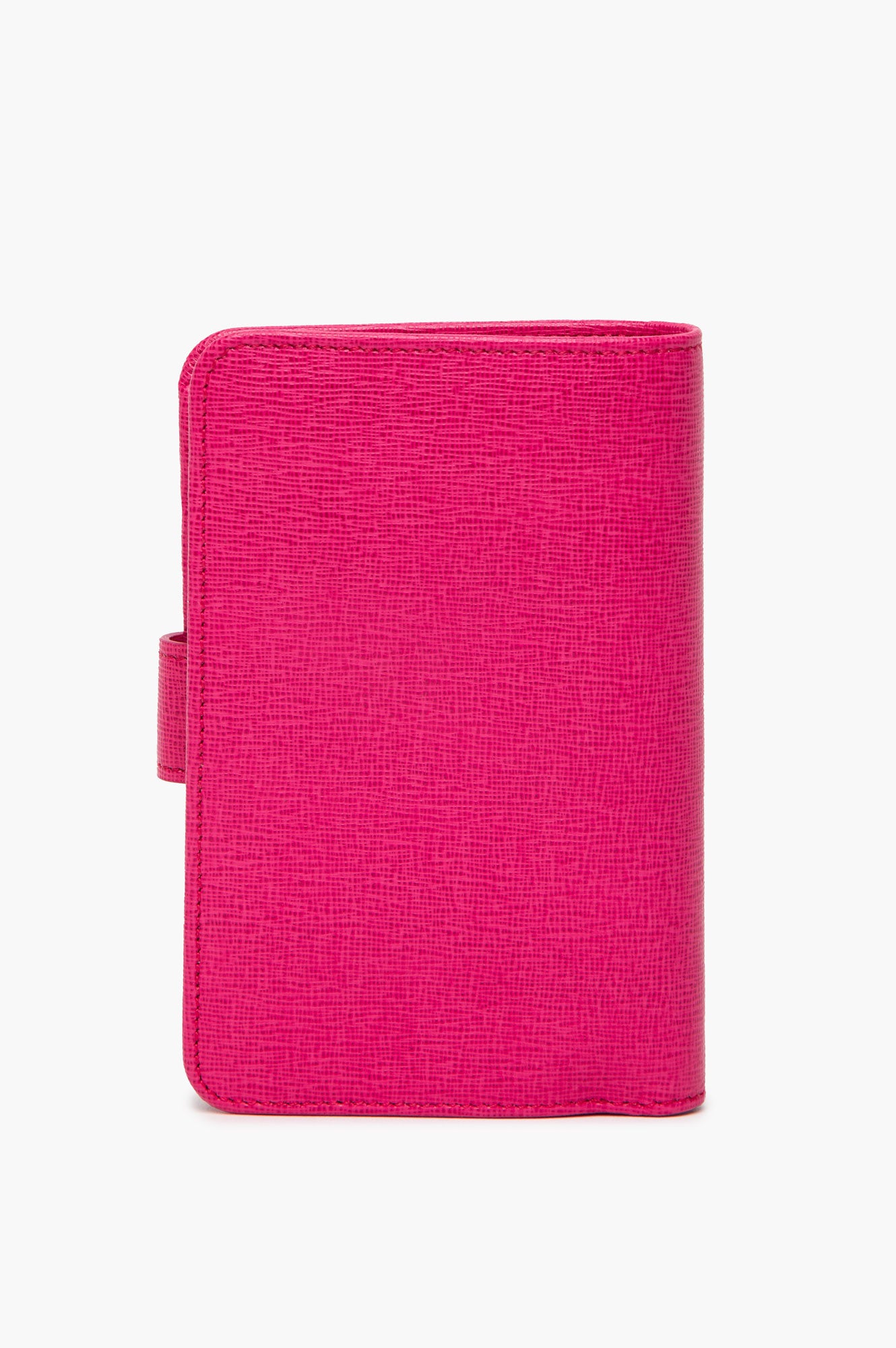 Fendi Karl Lagerfeld 2014 Magenta Leather Crayons Zip Wallet