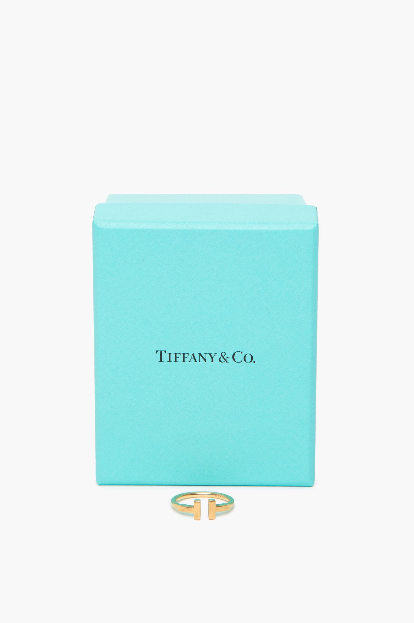 Tiffany & Co. 18k Gold T Wire Ring