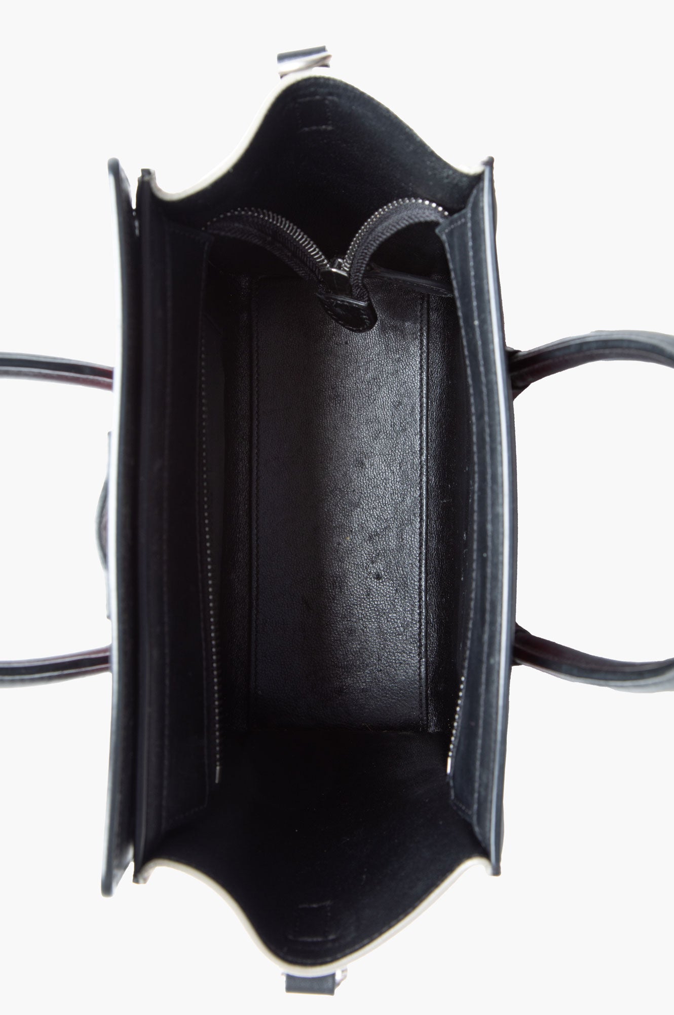 Celine Pink Tri-Color Leather Nano Luggage Bag