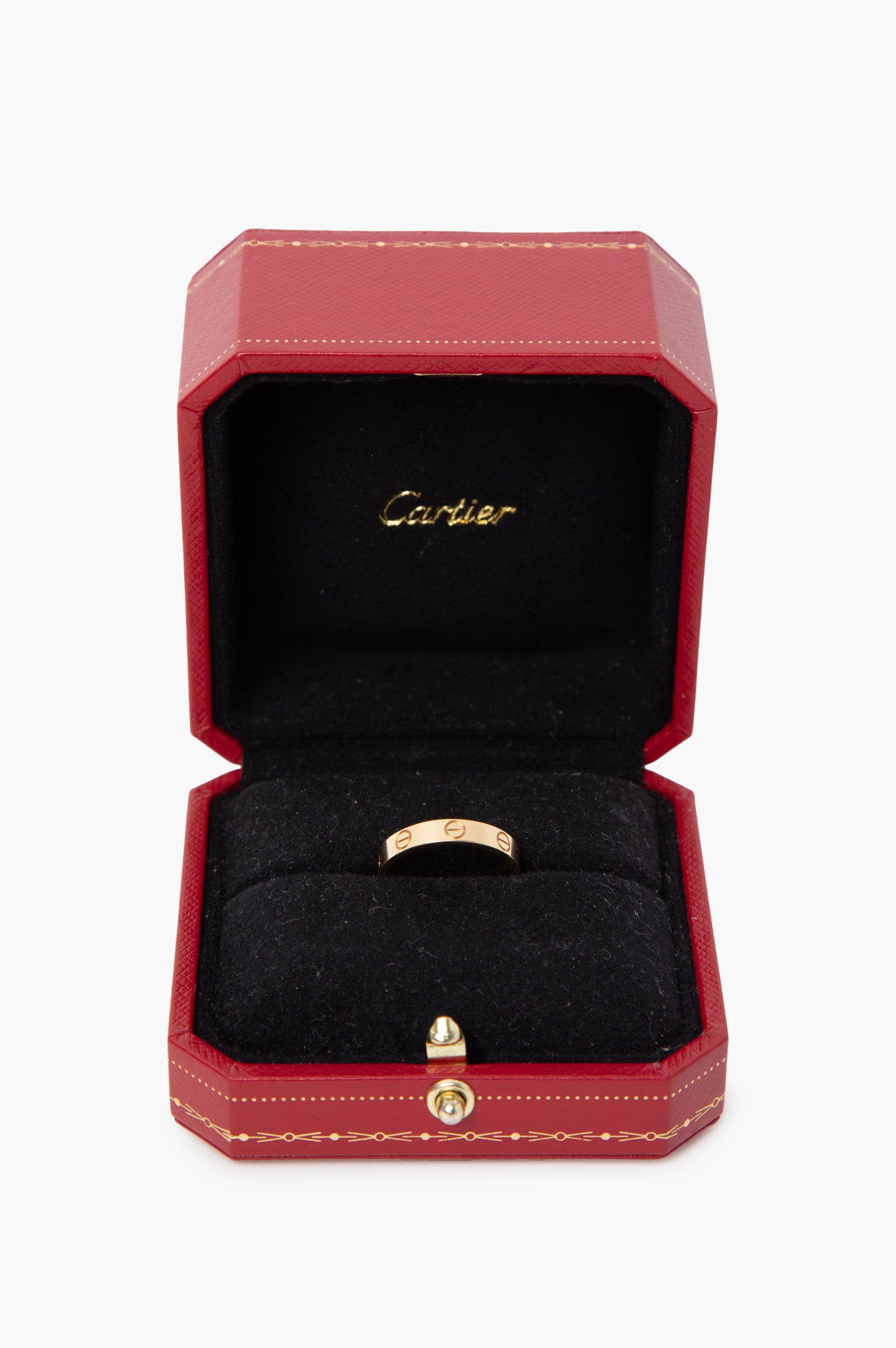 Cartier Love Wedding Band Yellow Gold Size 55