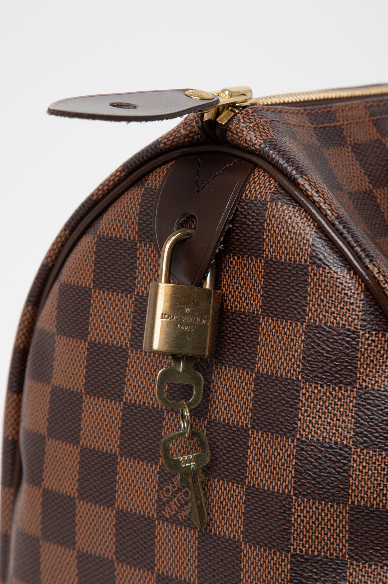 Louis Vuitton Damier Ebene Speedy 30 Bag