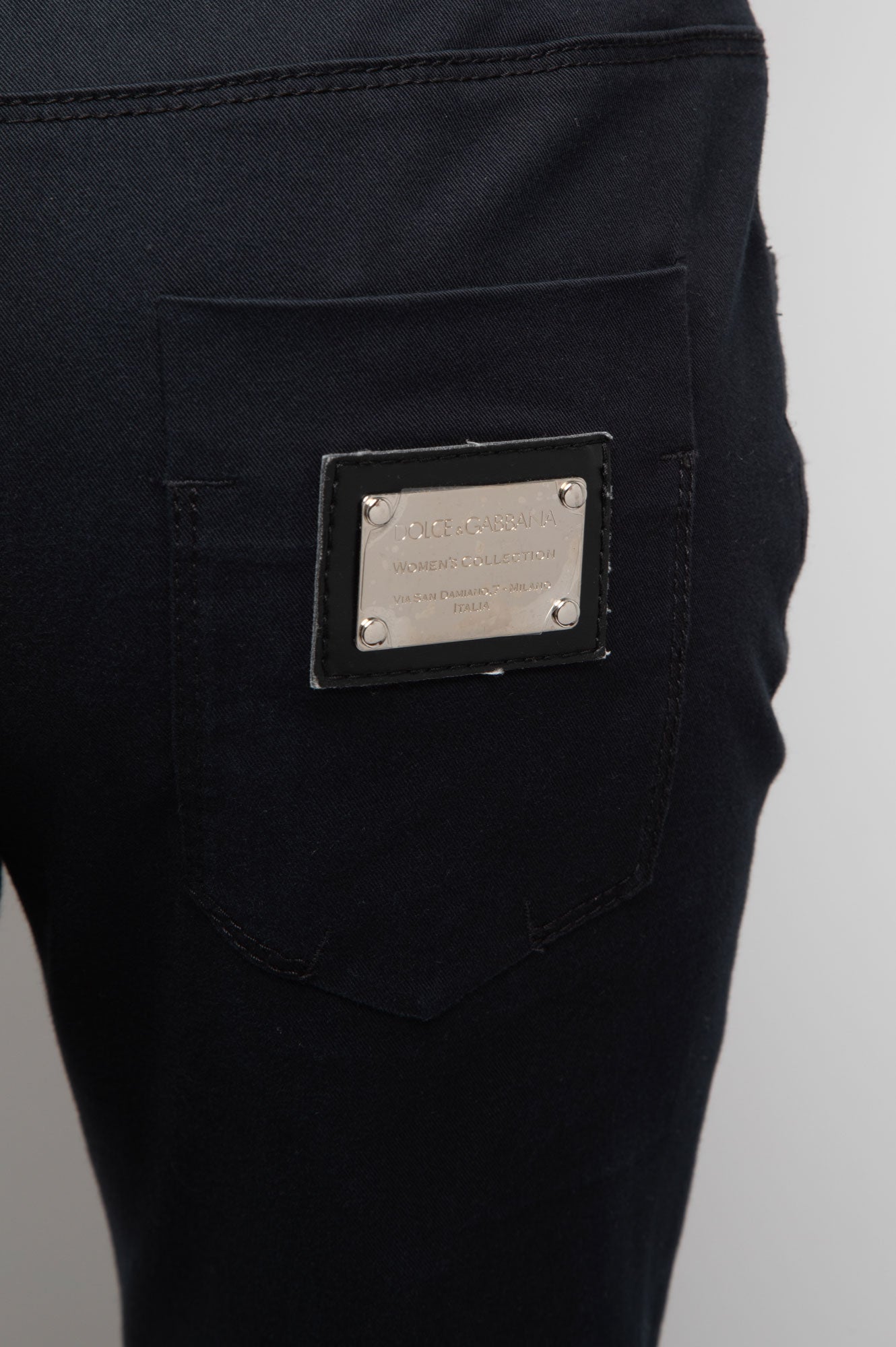 Dolce & Gabbana Black Pants Size 38