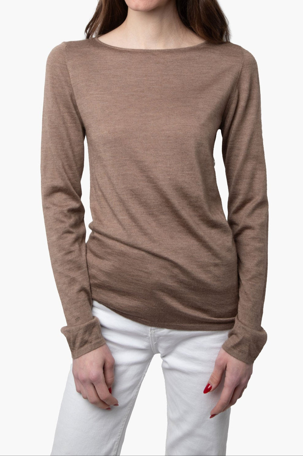 Brunello Cucinelli Cashmere Tan Sweater Size M