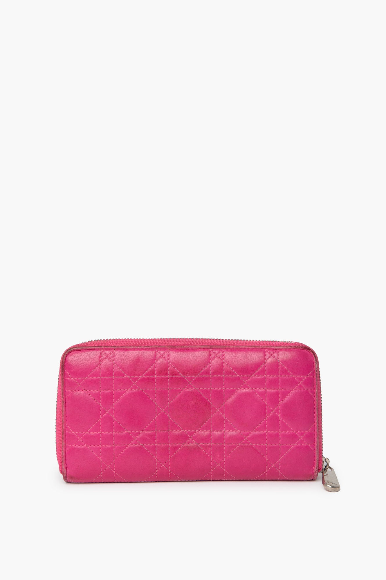 Christian Dior Pink Long Zipped Wallet