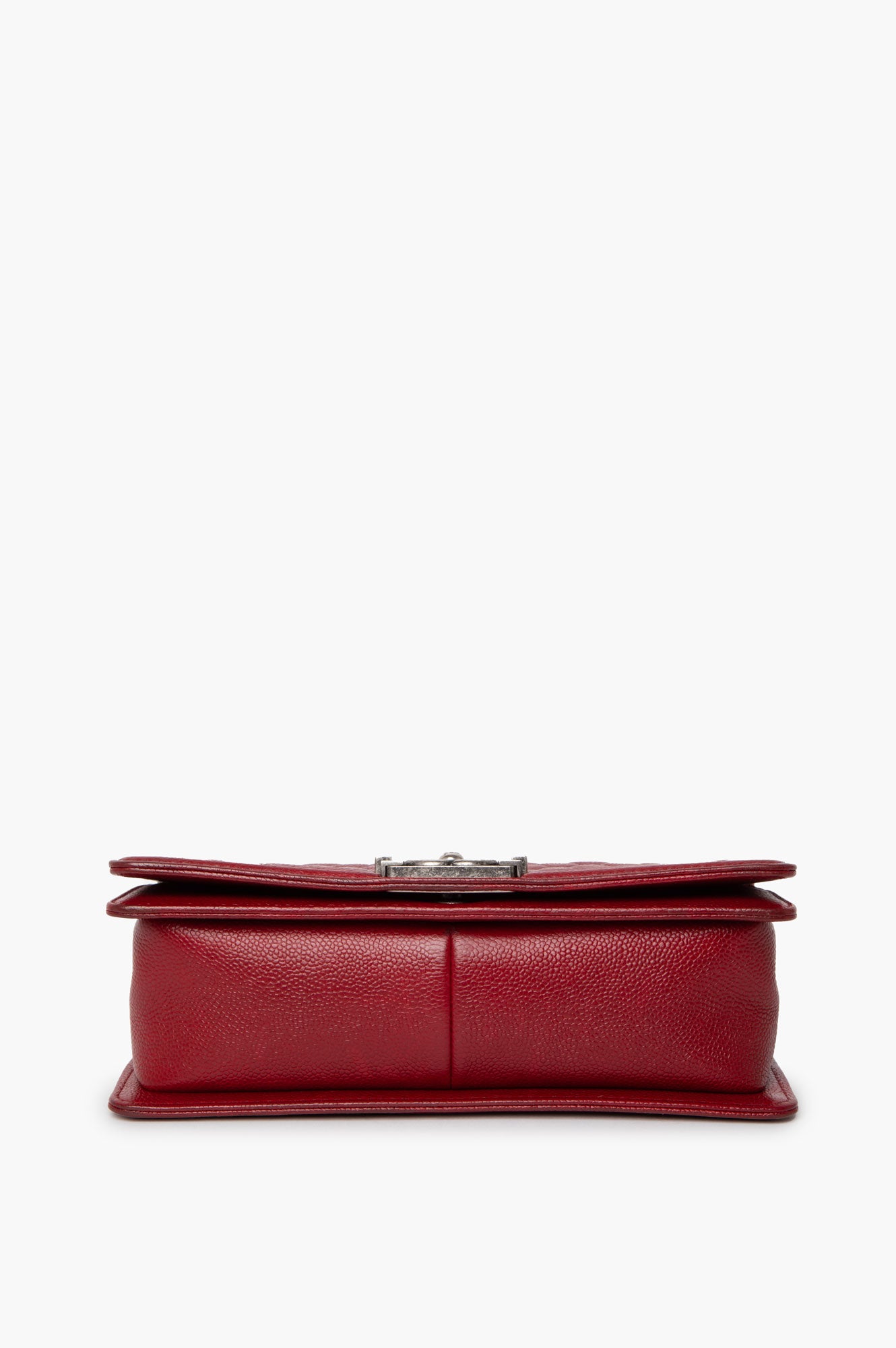 Chanel Red Caviar Le Boy Medium Bag
