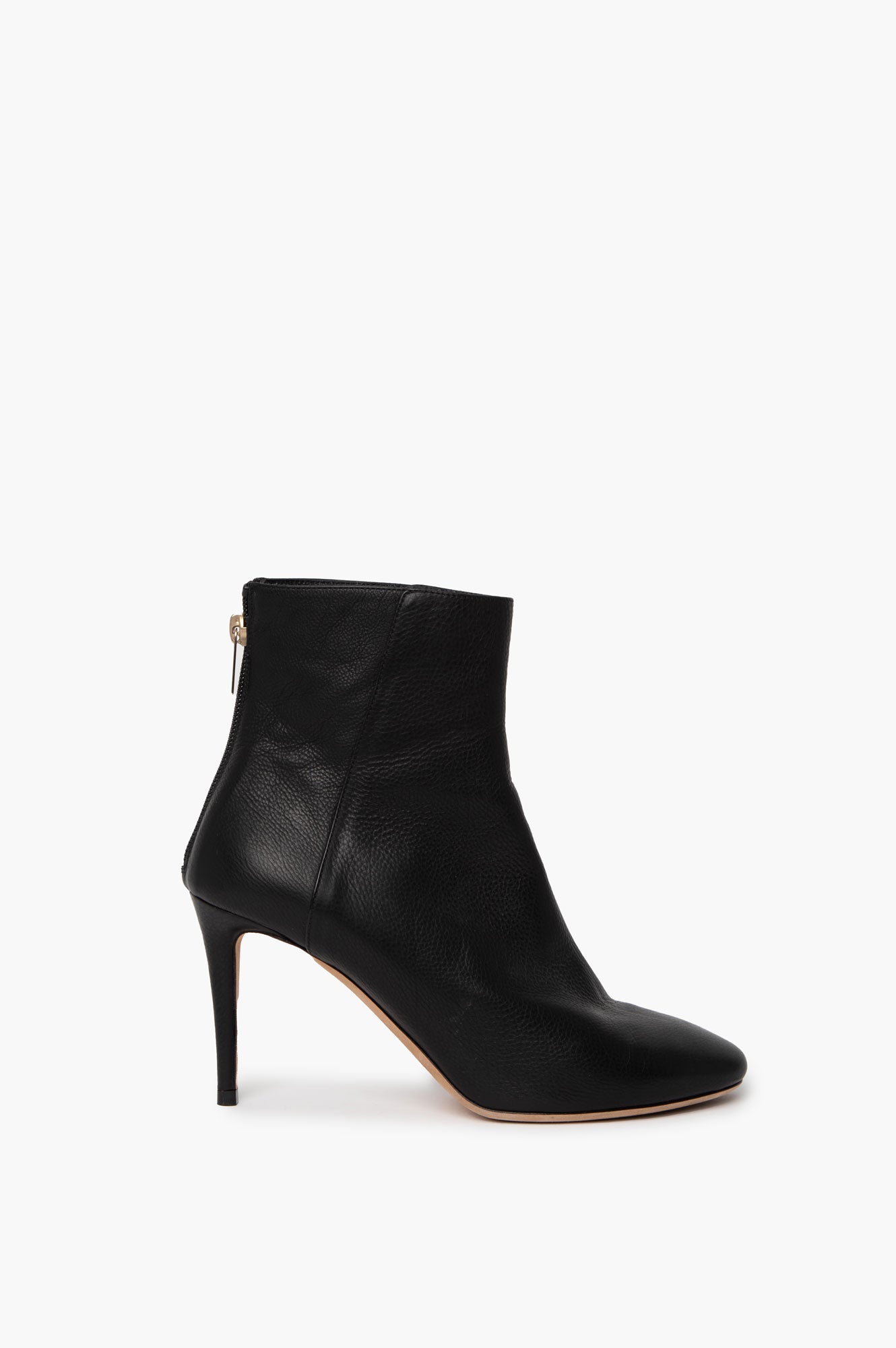Jimmy Choo Black Leather Ankle Boots 37.5