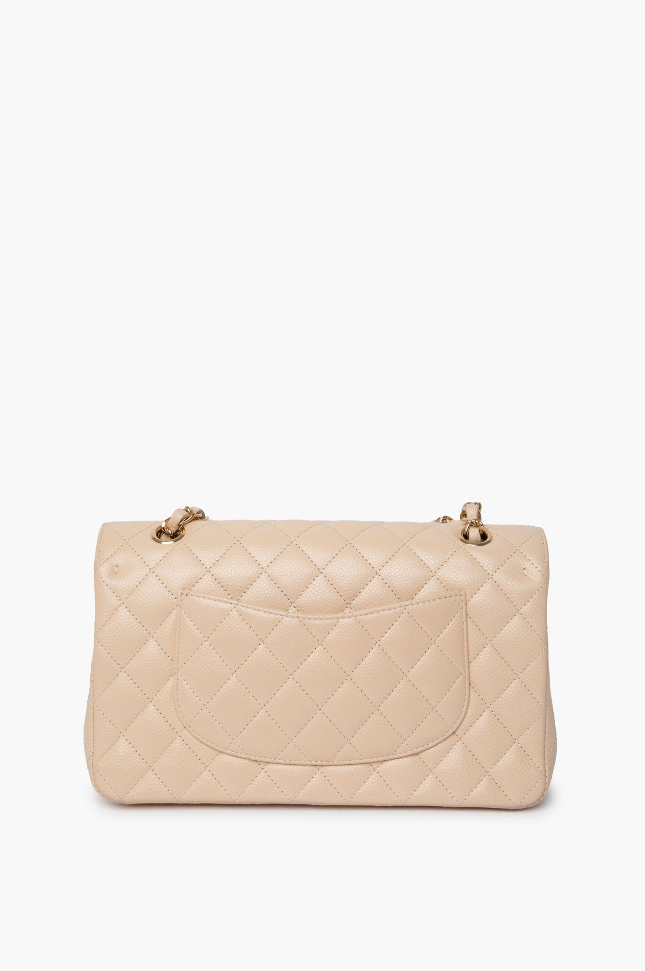 Chanel Beige Caviar Medium Classic Double Flap Bag