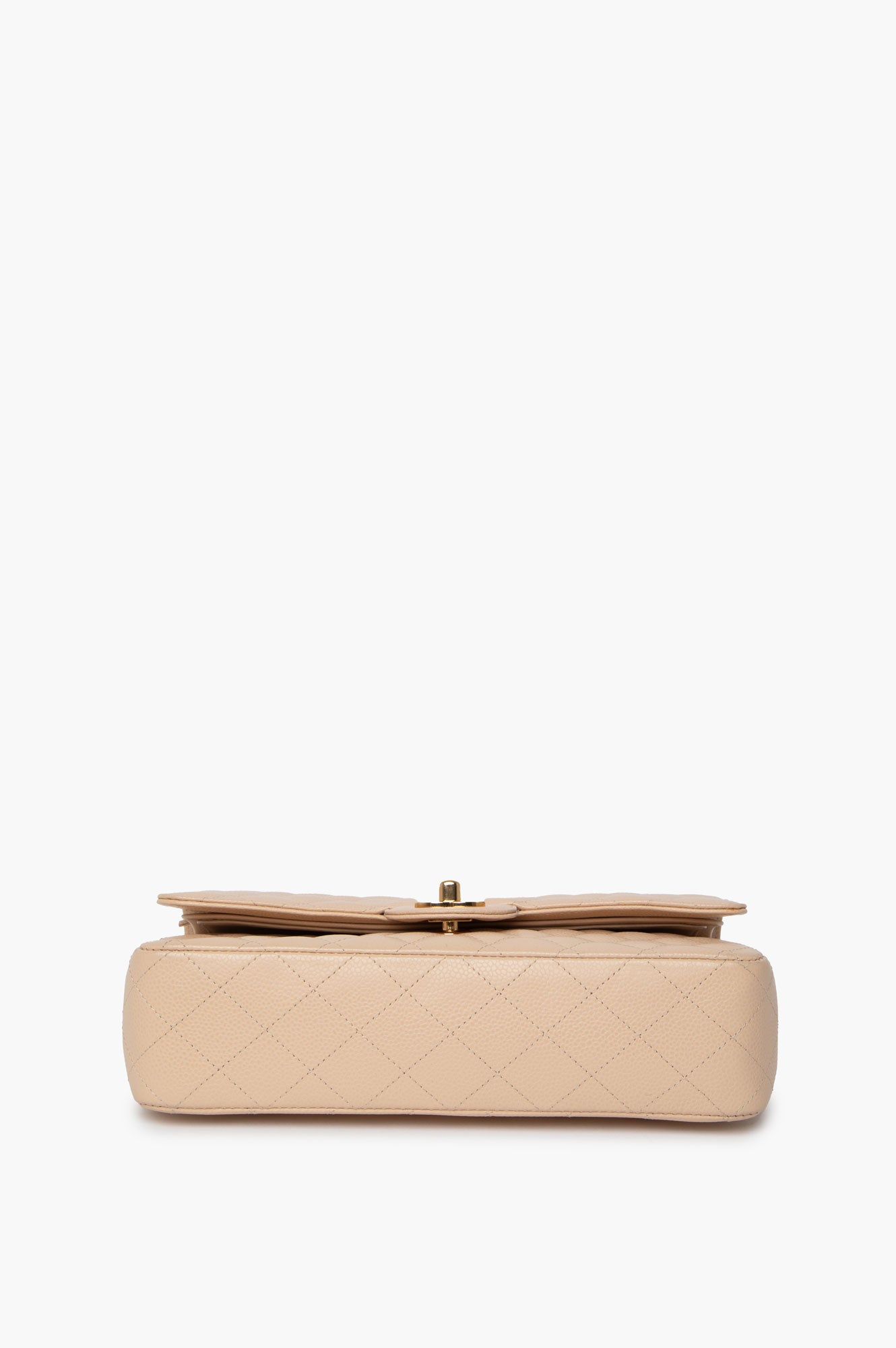Chanel Beige Caviar Medium Classic Double Flap Bag