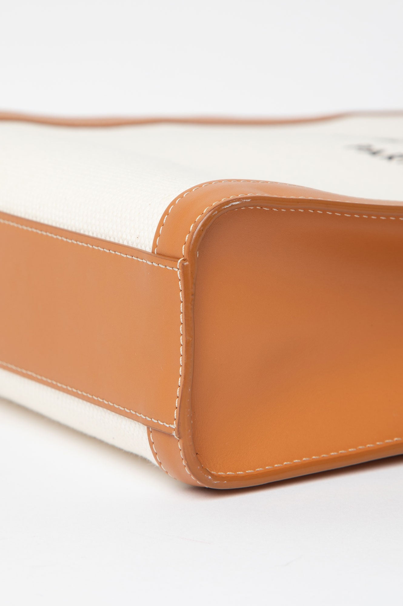 Celine Beige Small Canva Vertical Cabas Bag