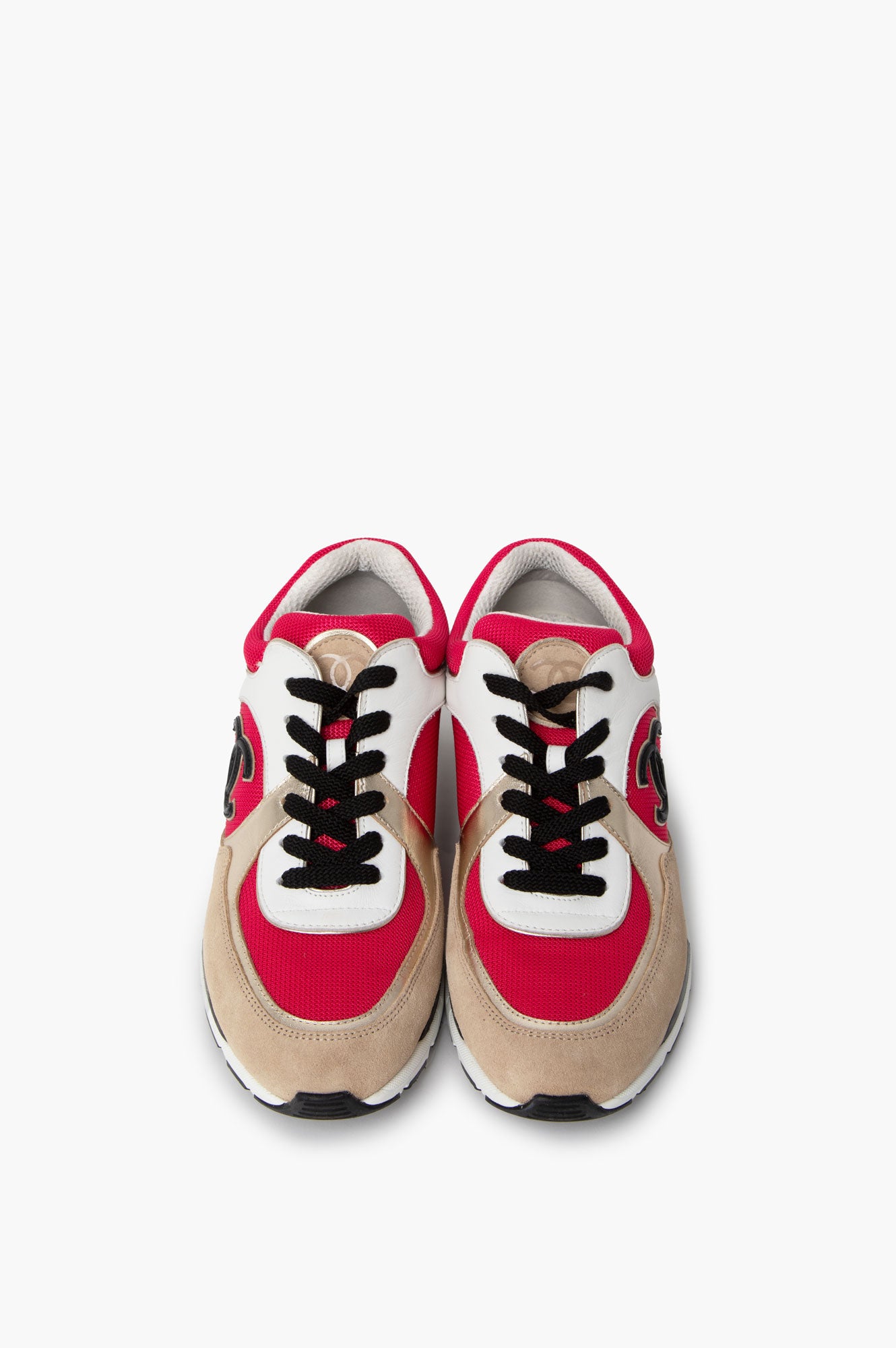 Chanel CC Suede Sneakers Size 40