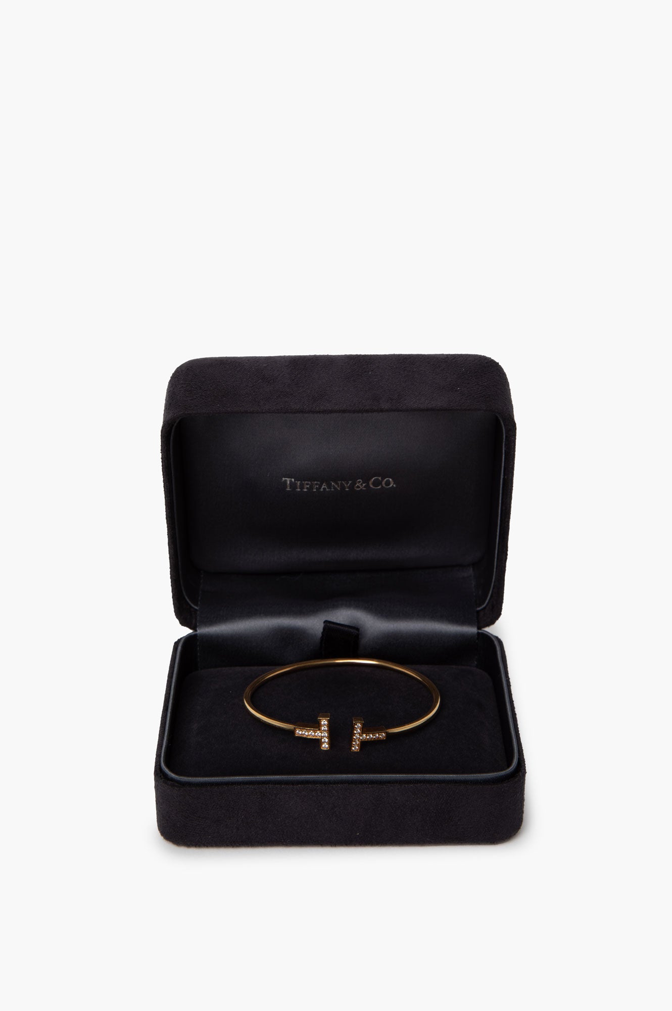 Tiffany & Co 18K Yellow Gold Diamond Bracelet Small