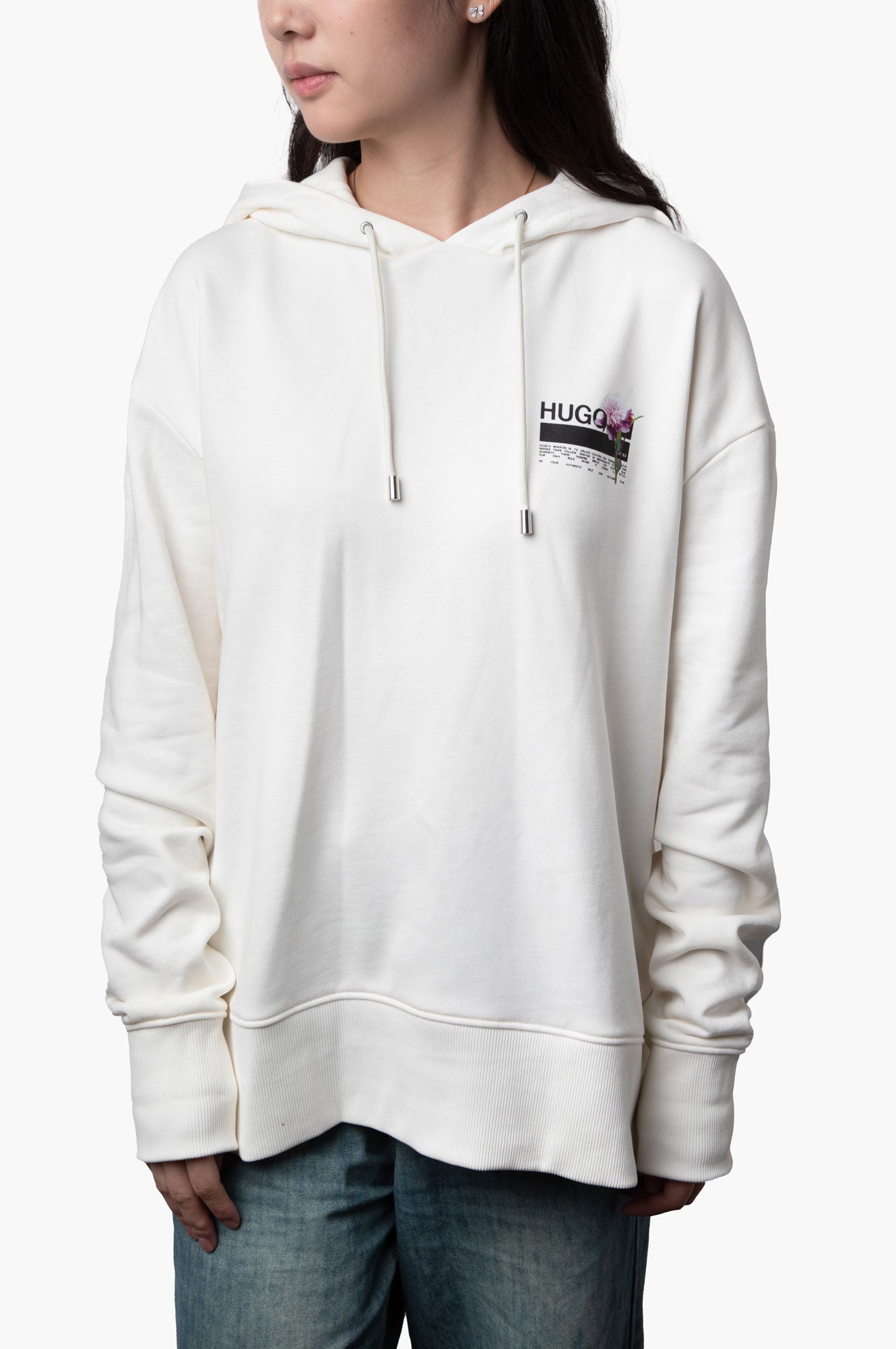 Hugo Boss White Hoodie Size XS