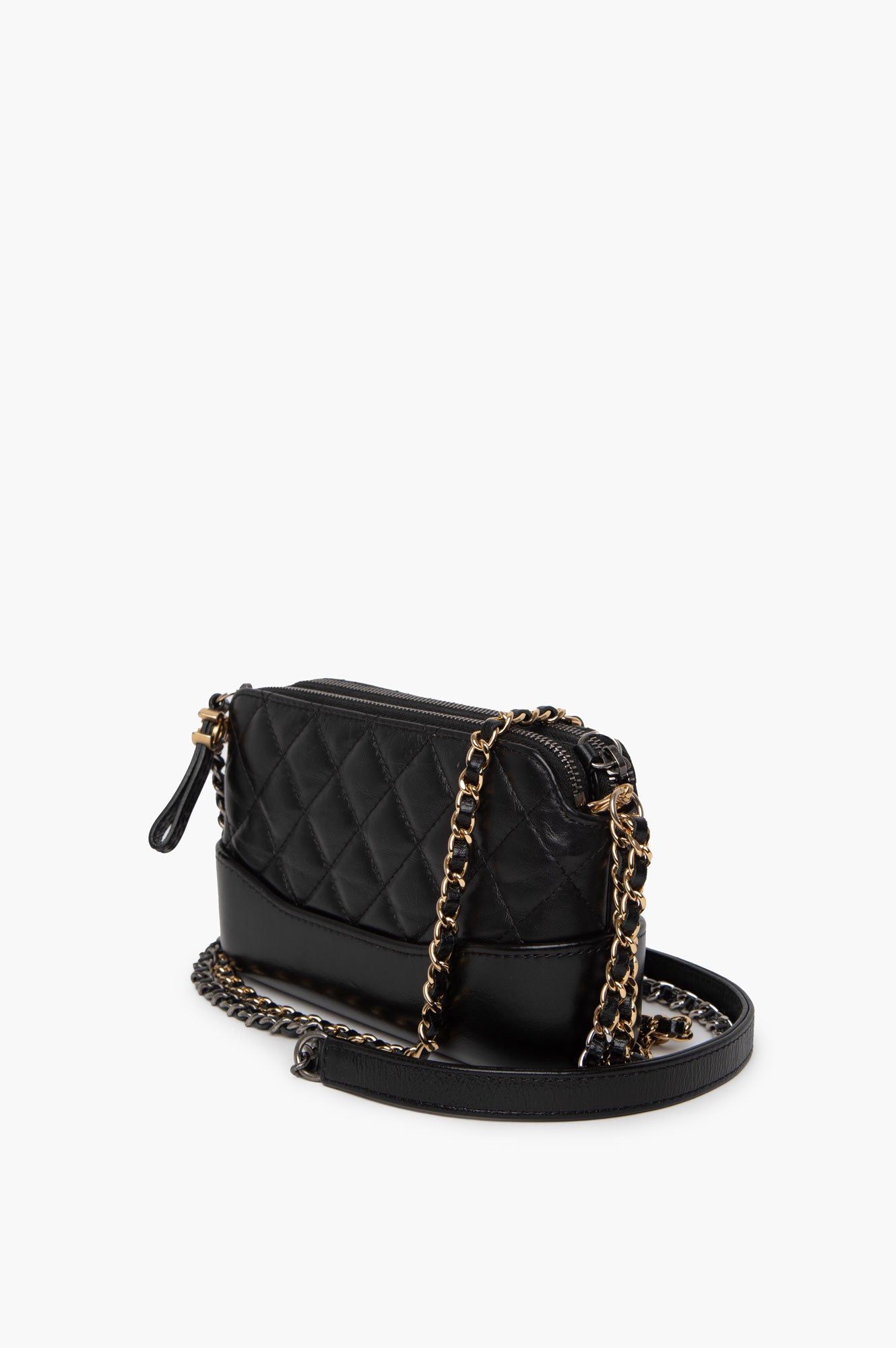 Chanel Black Mini Gabrielle Wallet on Chain