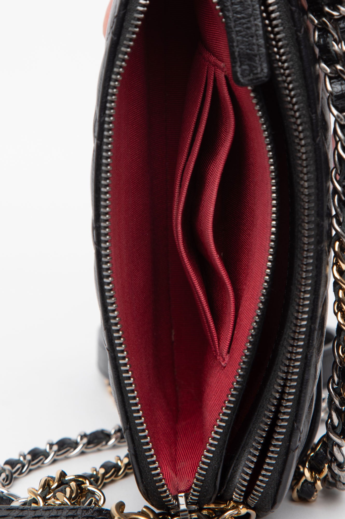 Chanel Black Mini Gabrielle Wallet on Chain
