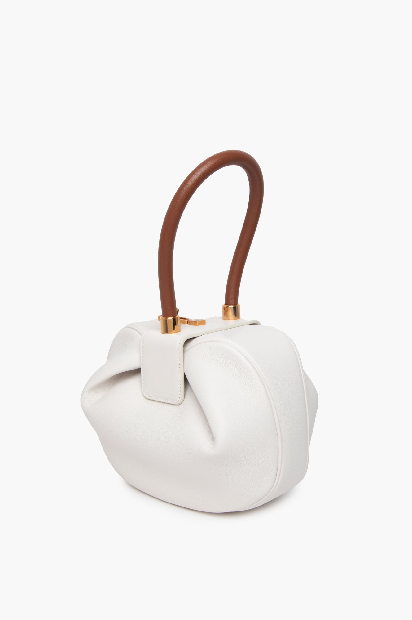 Gabriela Hearst White Nina Handle Bag