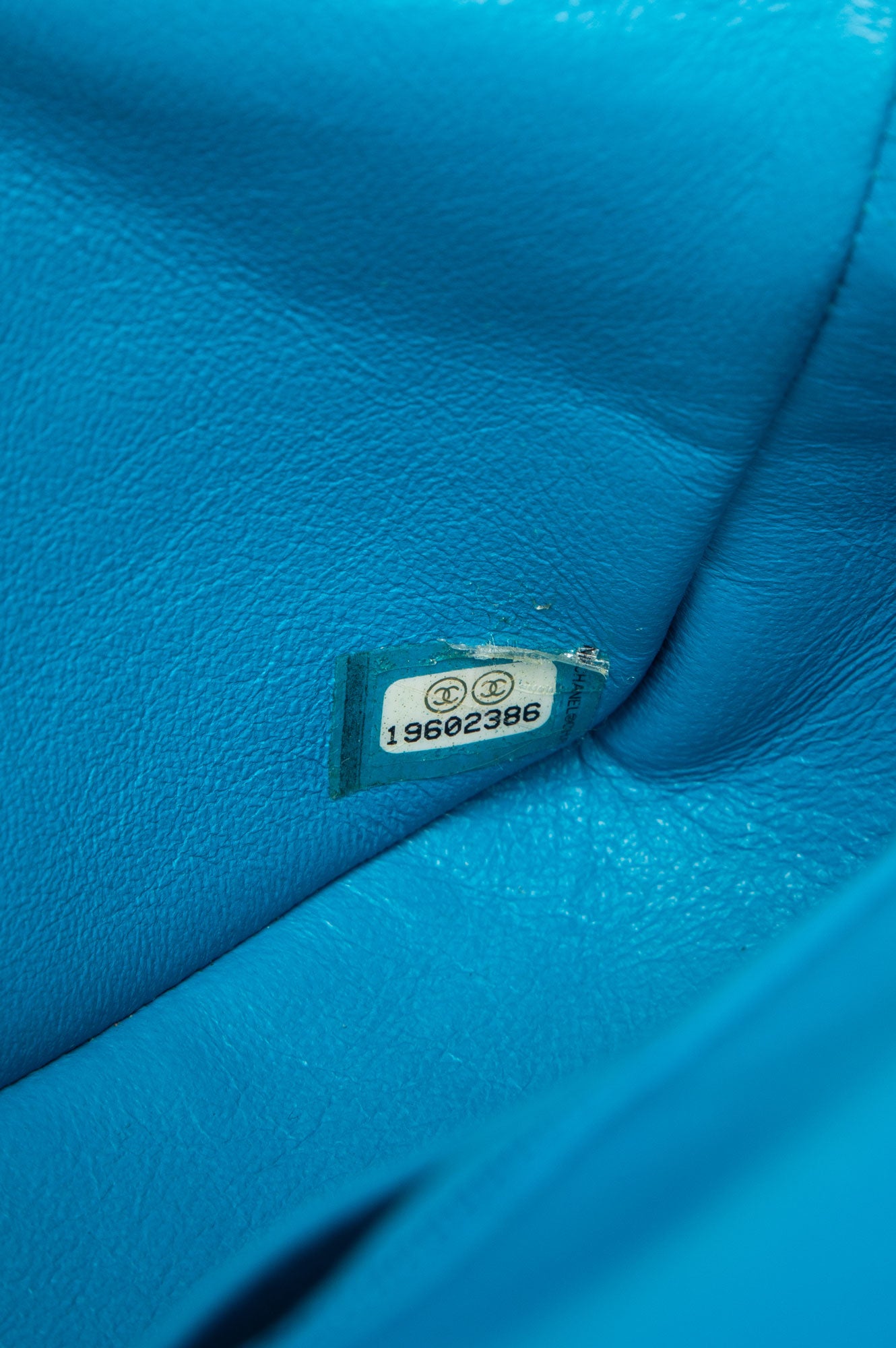 Chanel Turquoise Patent Mini Rectangular Flap Bag