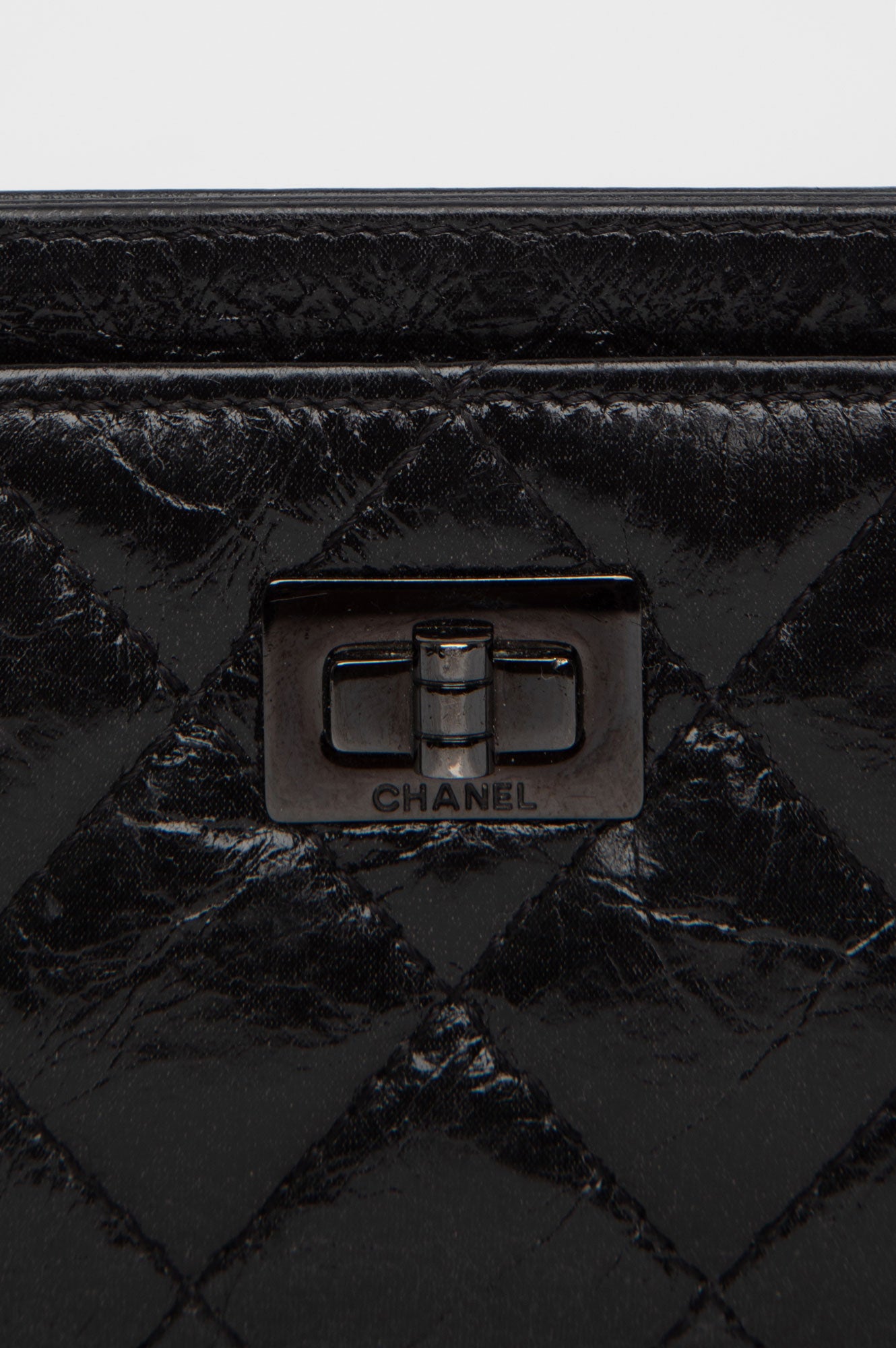 Chanel Black Boy Cradholder
