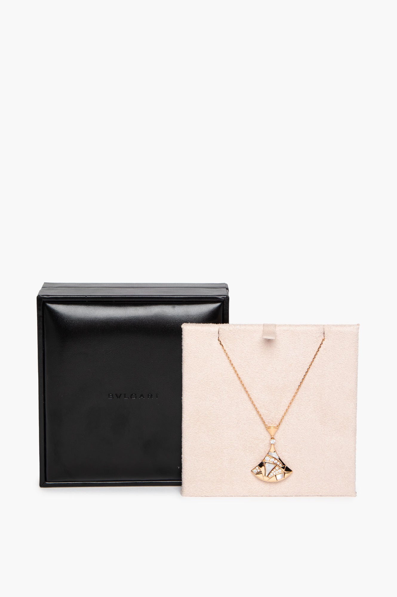 Bvlgari 18k Rose Gold Diamond Divas' Dream Necklace