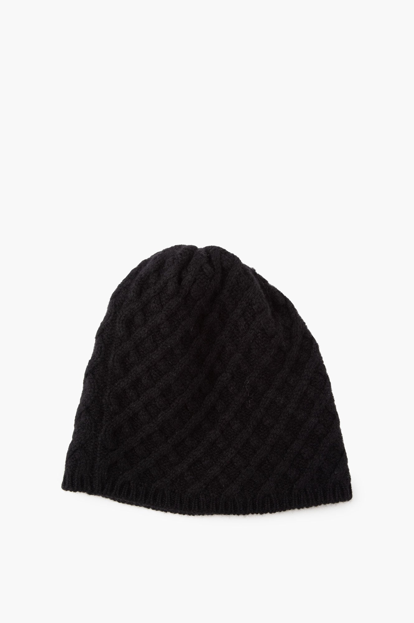 Chanel Black CC Logo Beanie
