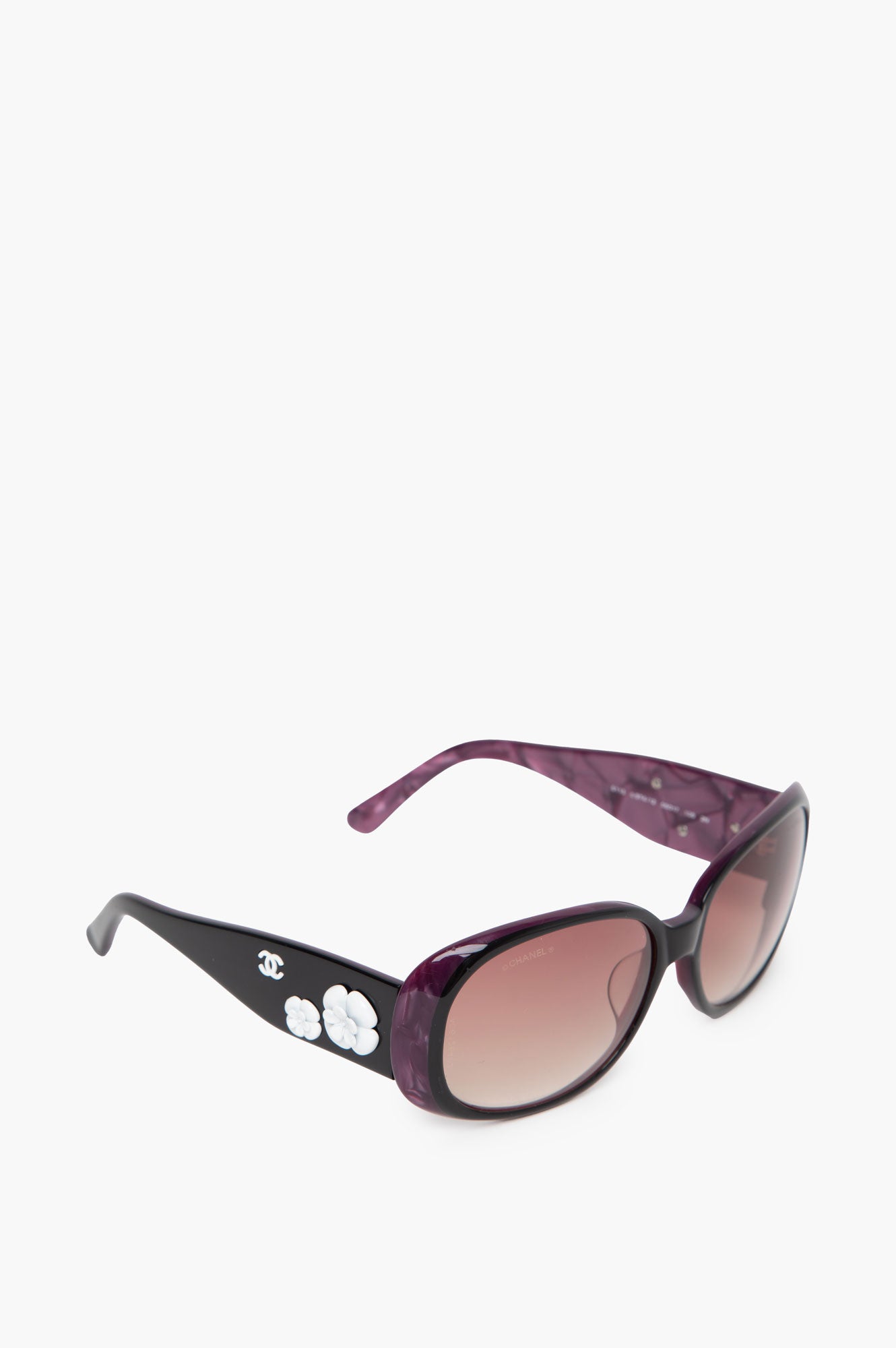 Chanel Purple Round Sunglasses