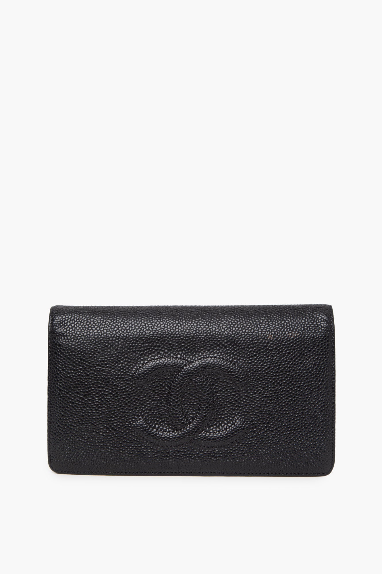 Chanel Black Caviar Bifold Wallet