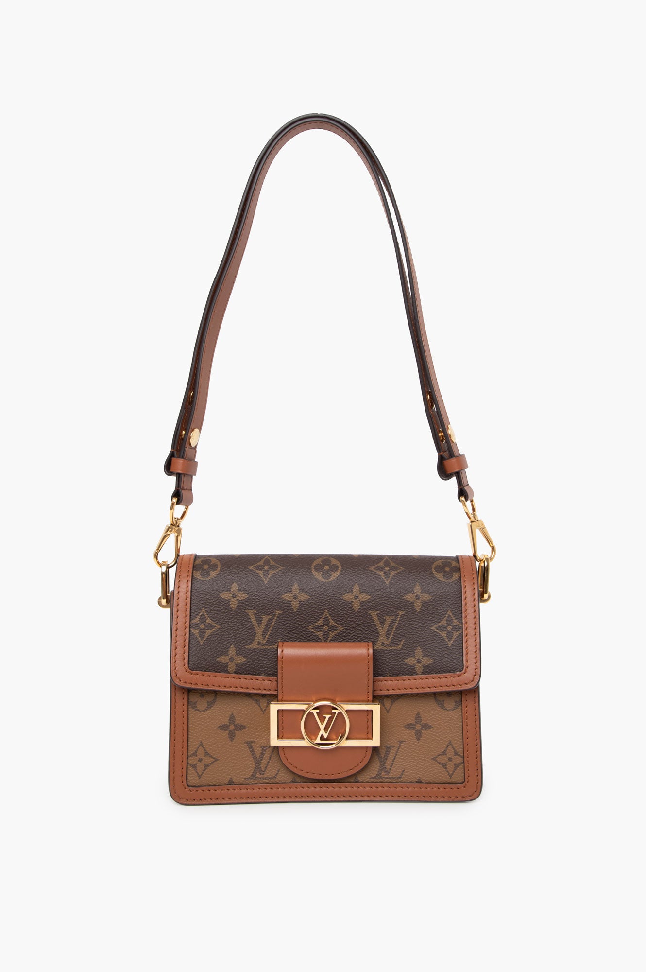 Louis Vuitton Brown Monogram Mini Dauphine Bag
