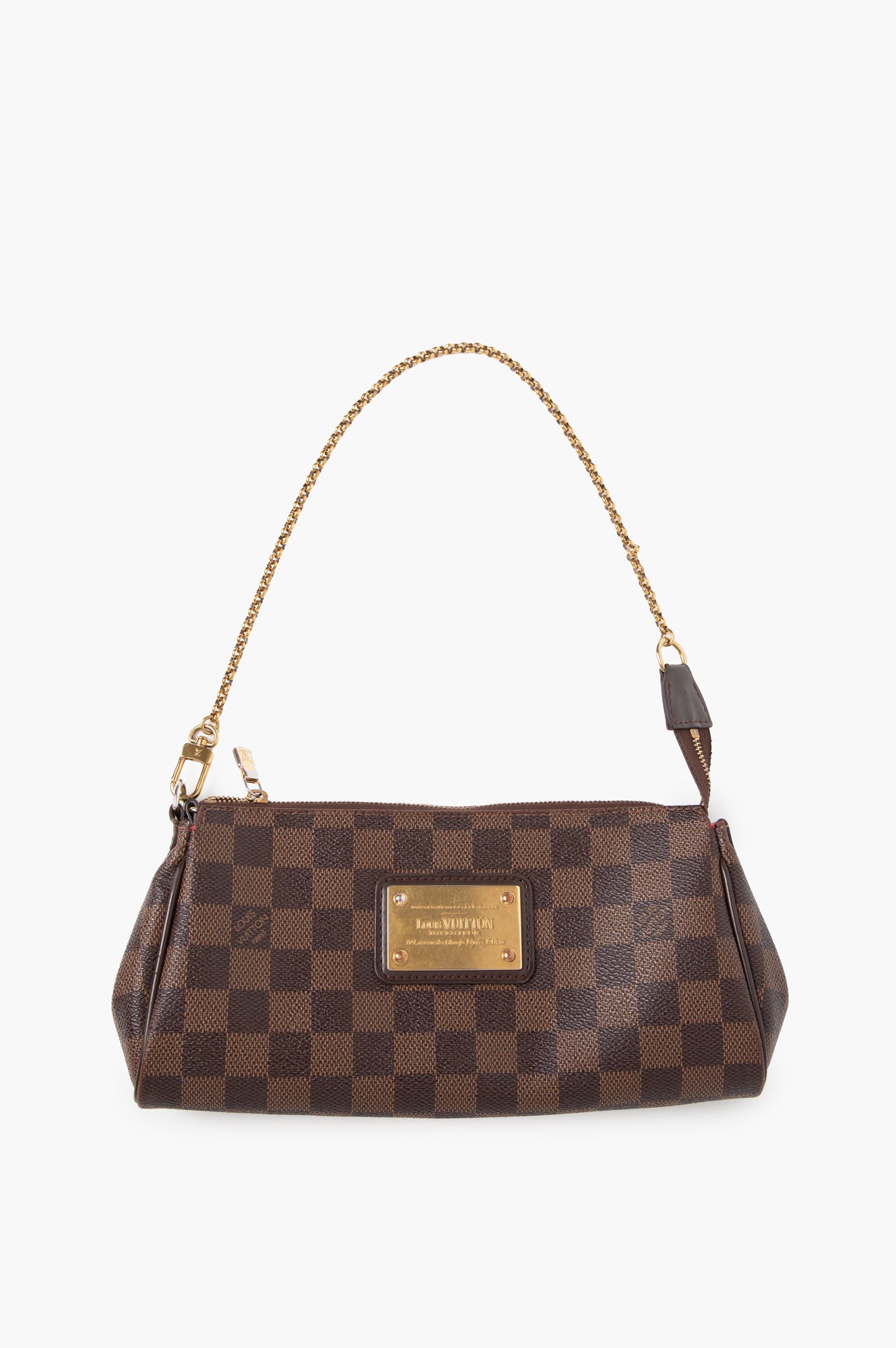 Louis Vuitton Brown Damier Ebene Eva Crossbody Bag
