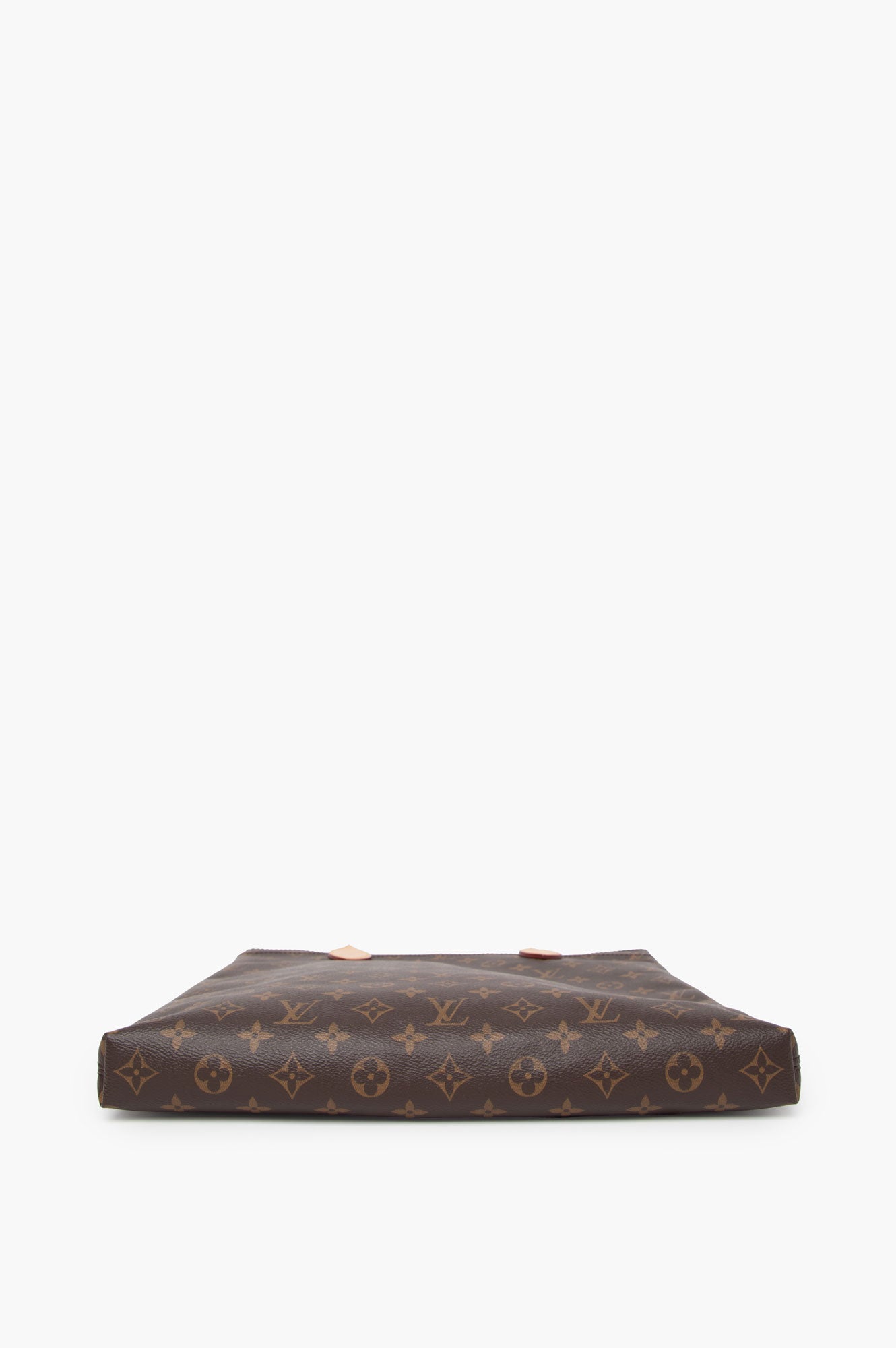 Louis Vuitton Brown Carry It Shoulder Bag With Pouch