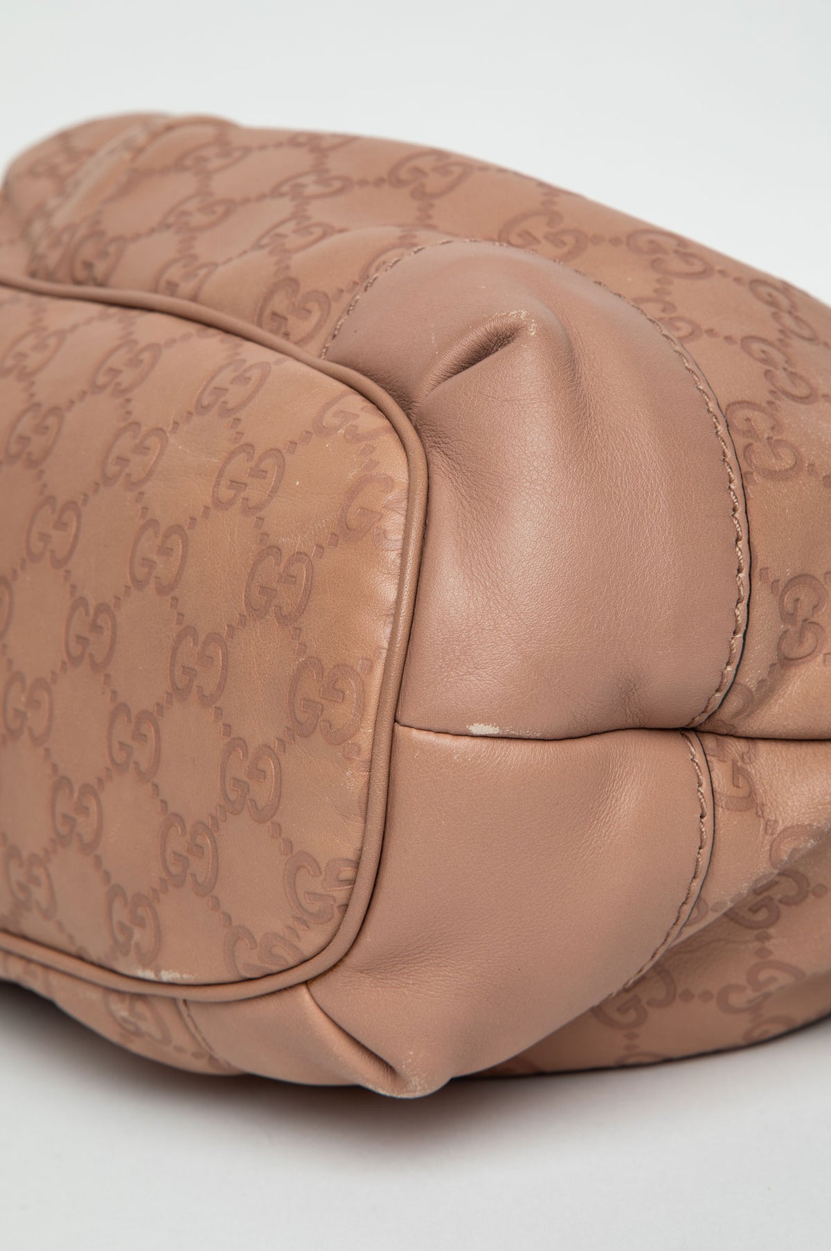 Gucci Pink Guccissima Monogram Leather Sukey Bag