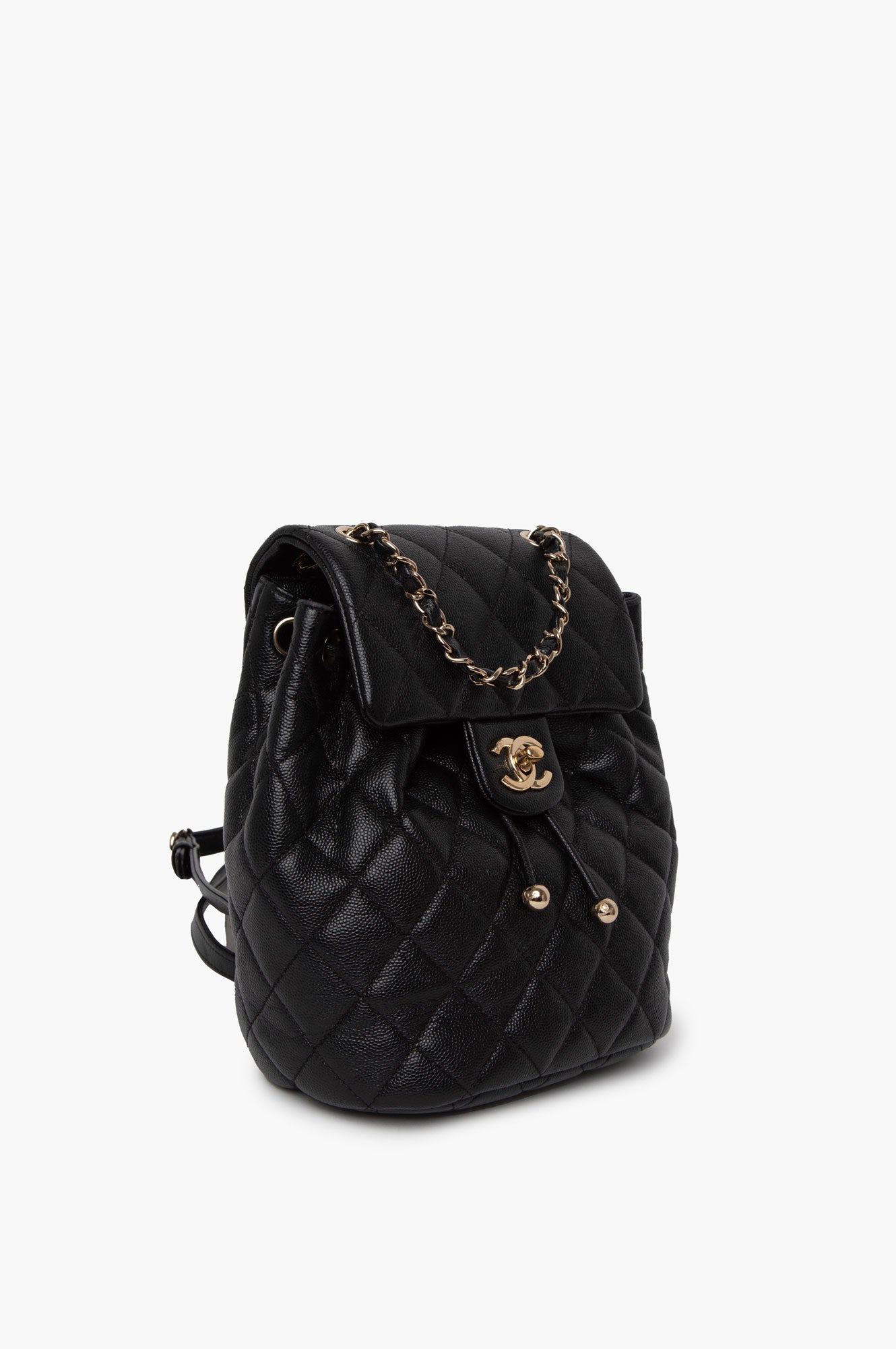 Chanel Black Caviar Mini Urban Spirit Backpack