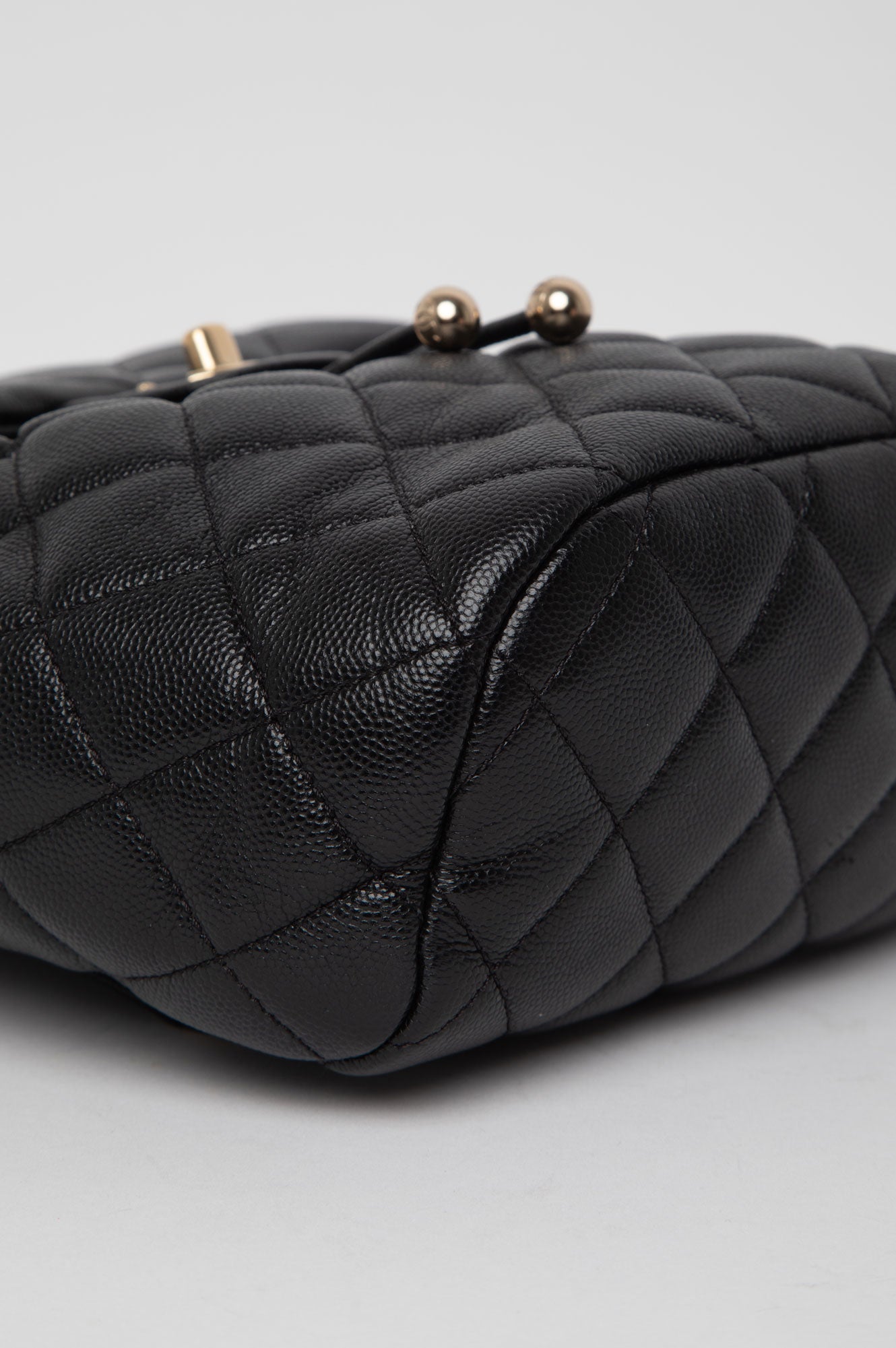 Chanel Black Caviar Mini Urban Spirit Backpack